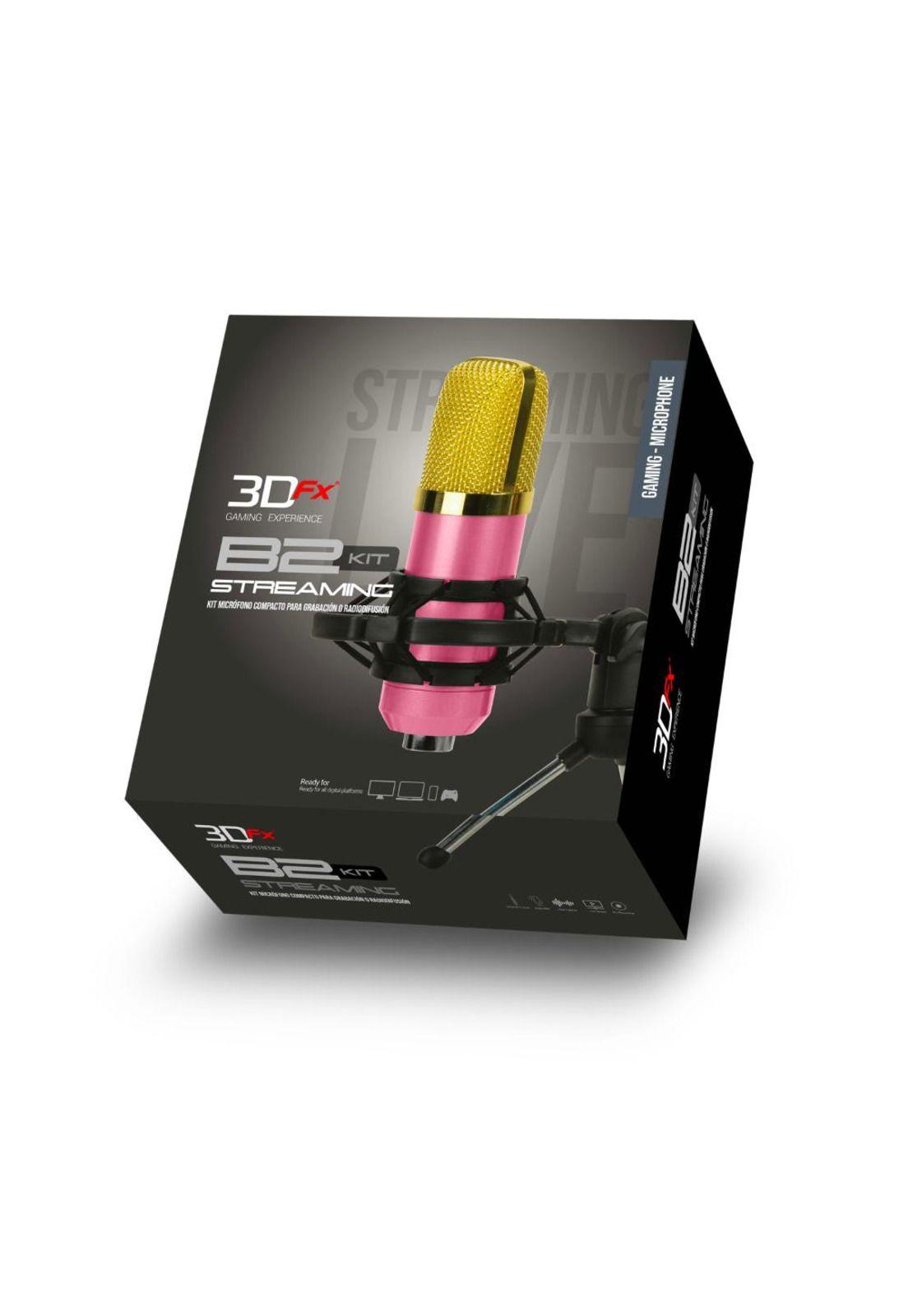 Kit de microfono para transmision 3DFX B2 Pink-3