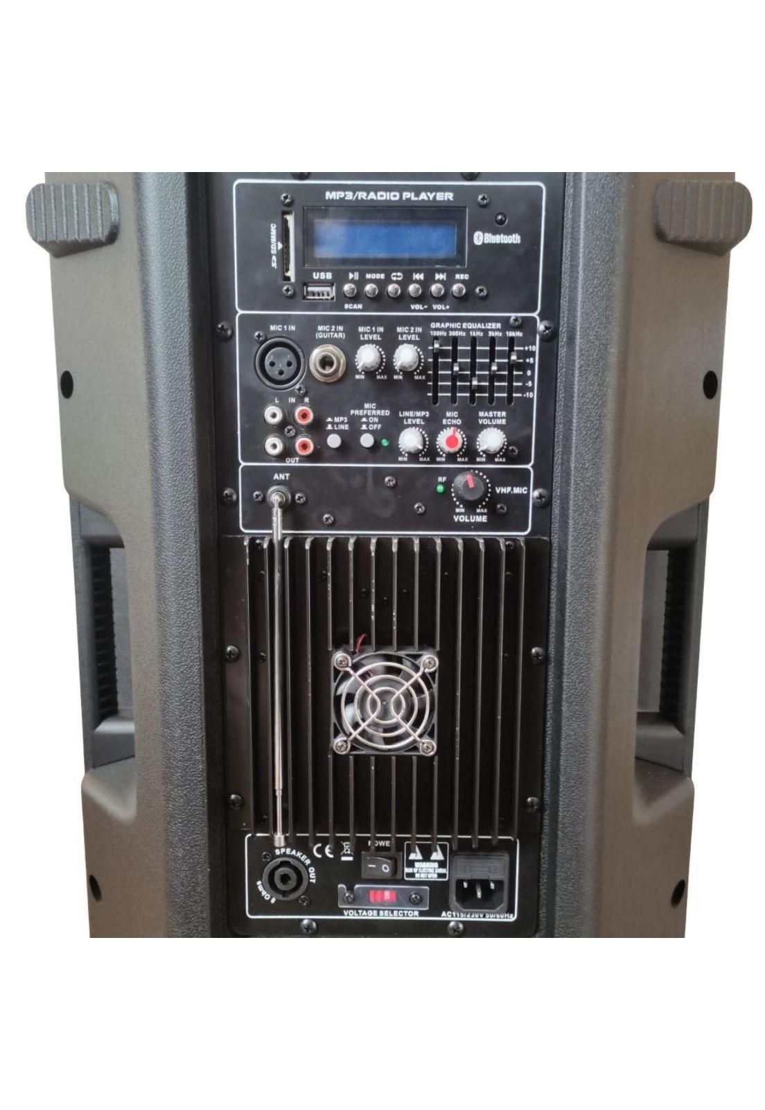 Caja Activa 15 pulg Bluetooth CarverPro CVA-615-2