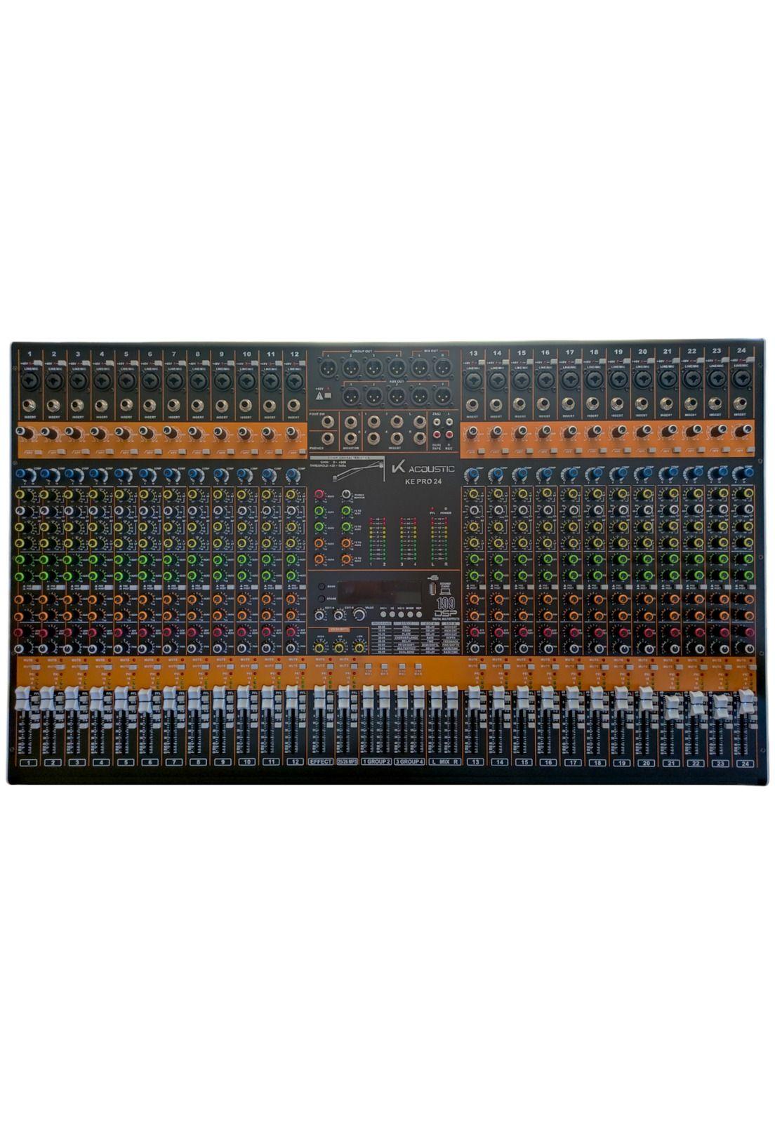 Mixer Analogo 24 Canales K-Acoustic KE PRO24-0