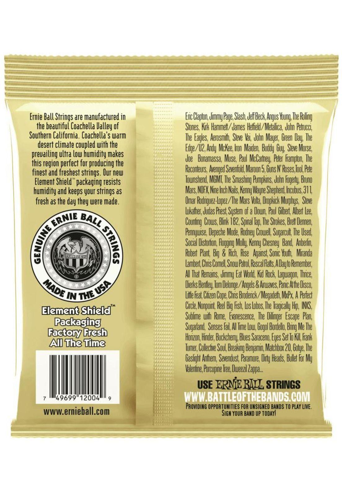 Cuerdas para guitarra acustica Ernie Ball P02004-1