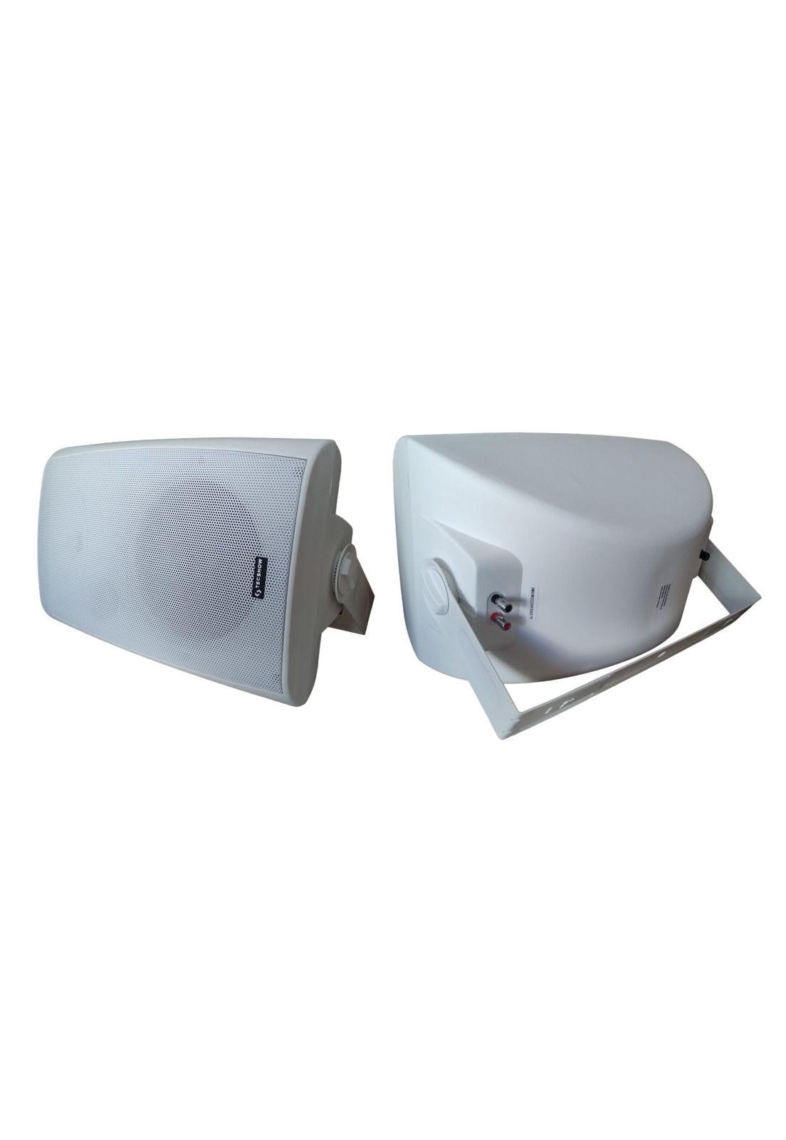 Parlantes Ambientales Tecshow DOME W8 Blanco (par)-2