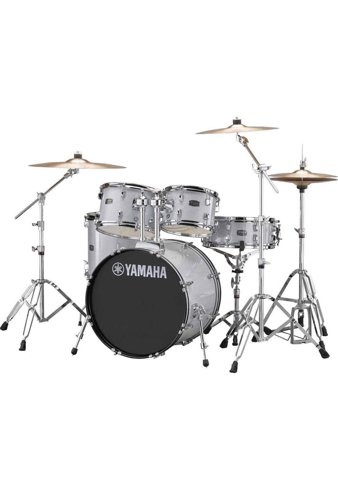 Bateria acustica 5 piezas Yamaha RDP0F5 Silver Glitter-0