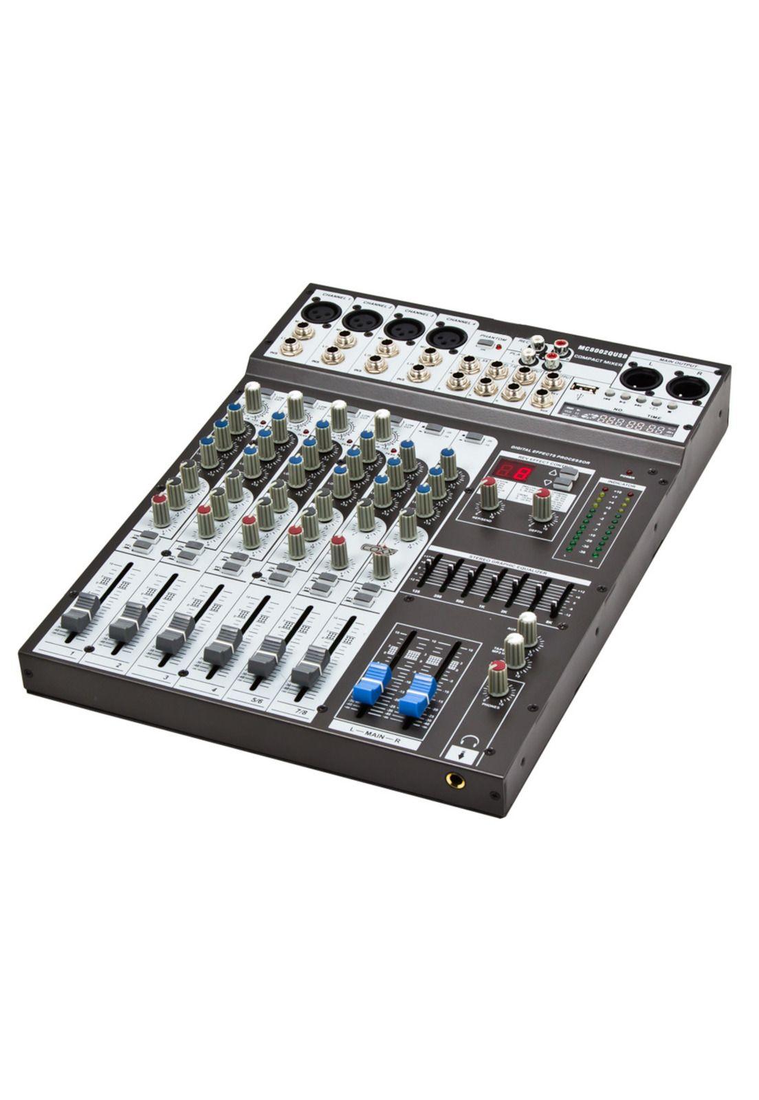 Mixer Analogo 8 canales Coxx MC8002QUSB-1