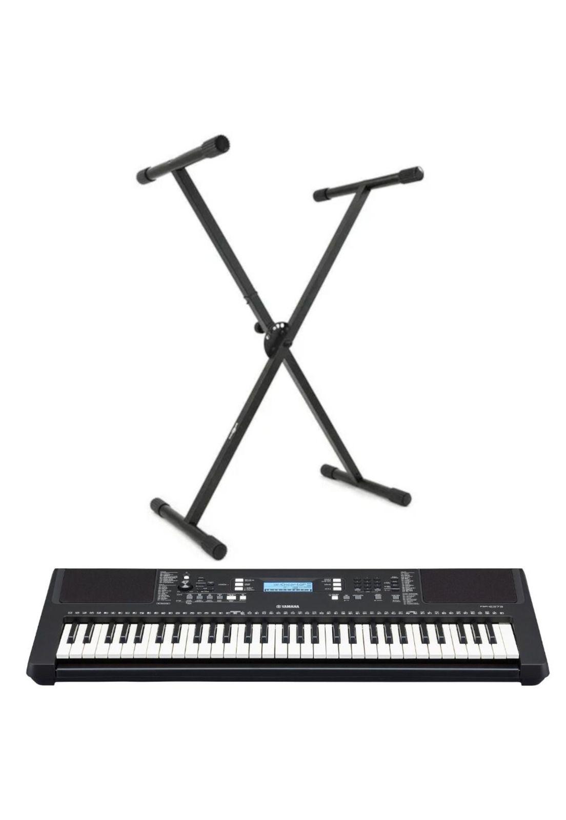 Pack Teclado Yamaha PSR-E373 + atril de tubo simple Yamaha | Paris.cl