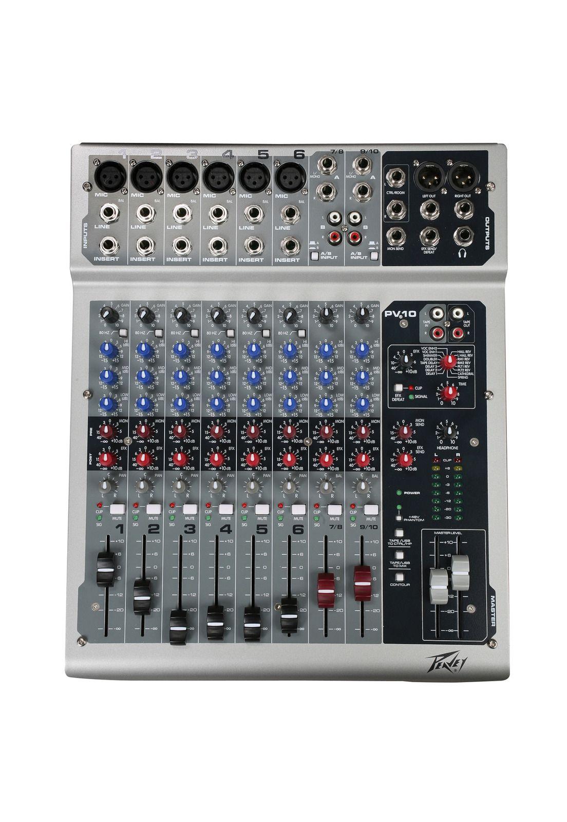 Mixer Análogo 10 canales Peavey PV10-0
