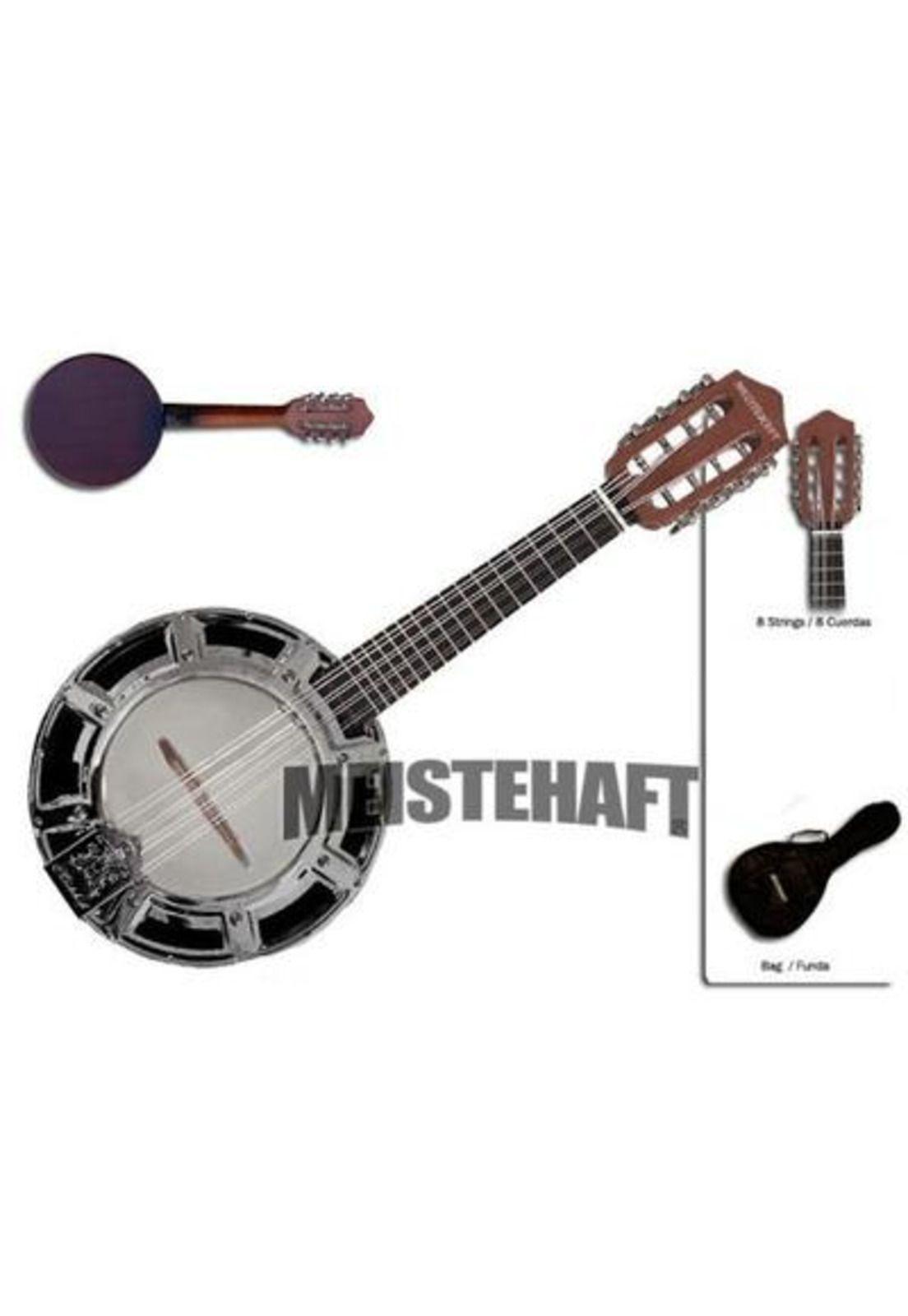 Banjo acustico de 8 cuerdas Meistehaft B8C-2
