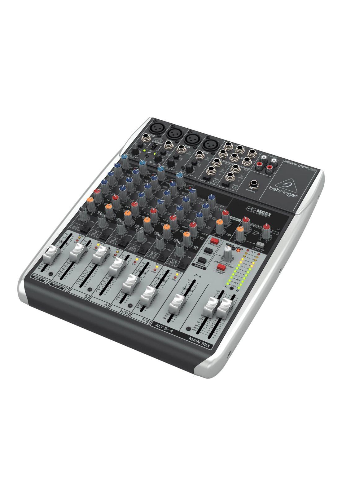 Mixer Analogo 12 entradas Behringer Xenyx Q1204USB-1