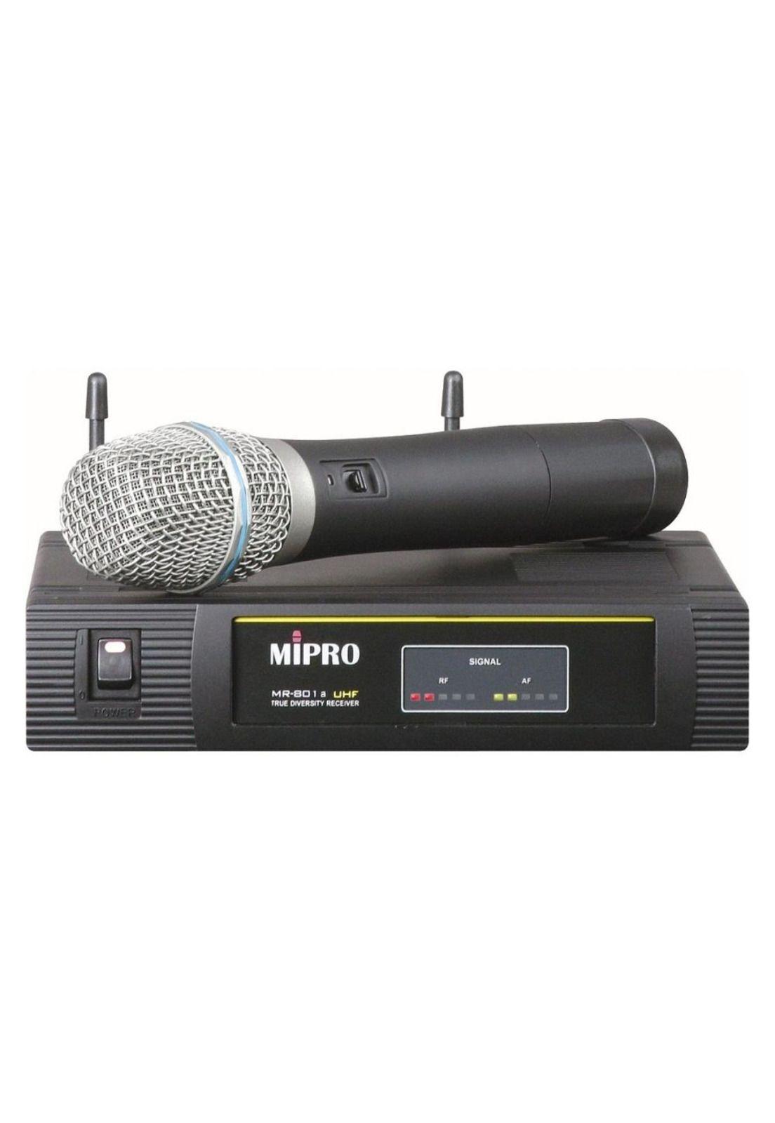 Sistema Inalambrico UHF de Mano MIPRO MR-801a/MH-801a-0