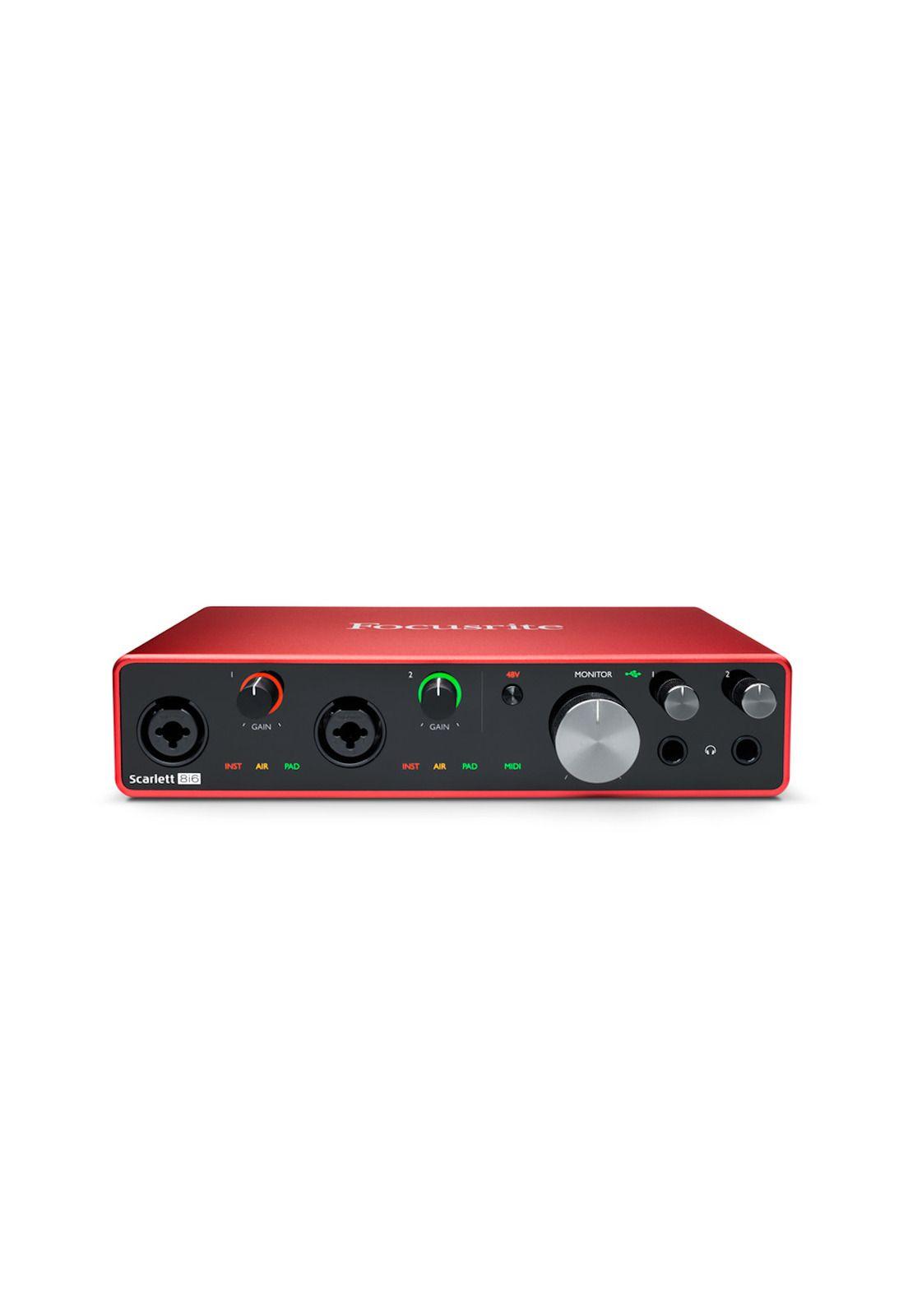 Interfaz Focusrite Scarlett 8i6 3rd. Gen-2