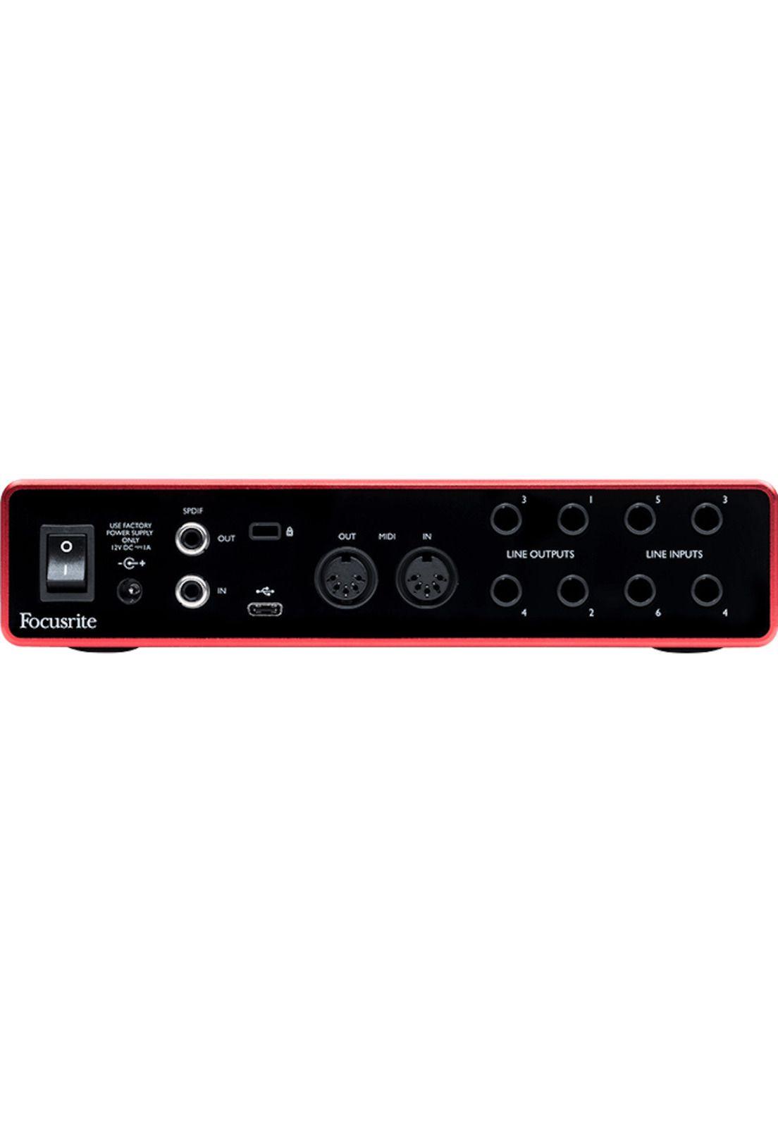 Interfaz Focusrite Scarlett 8i6 3rd. Gen-3