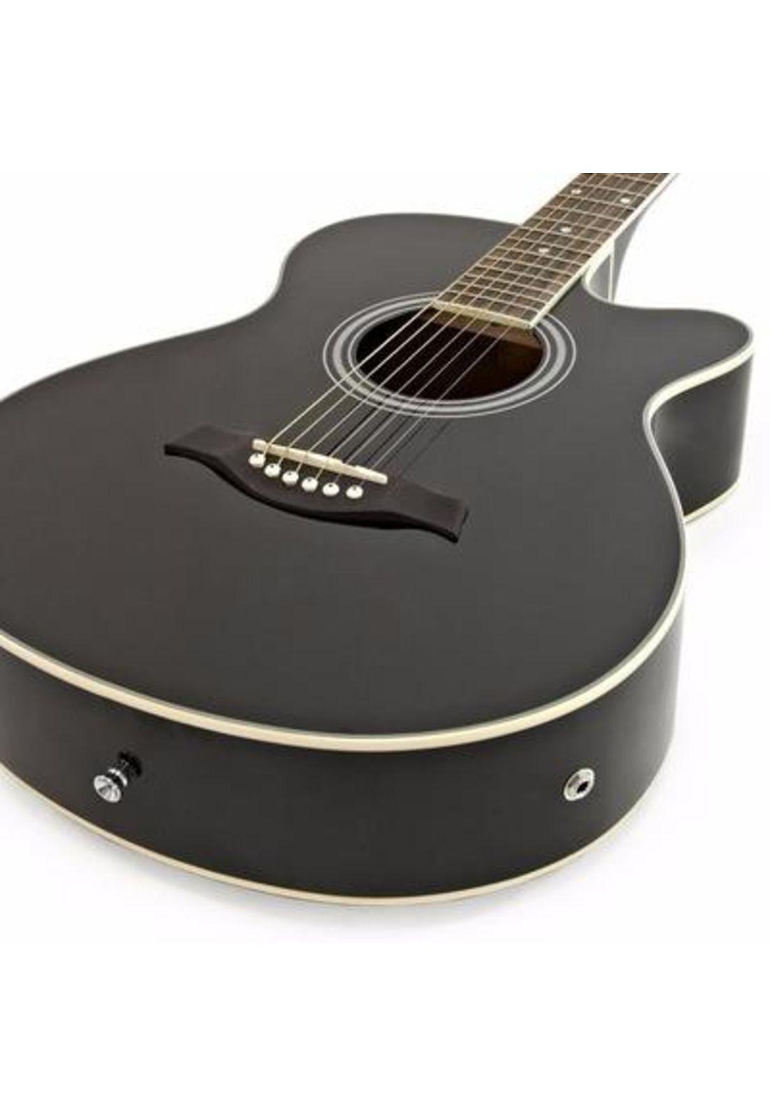 Guitarra Electroacustica Ibanez AEG8TNE BKF-2