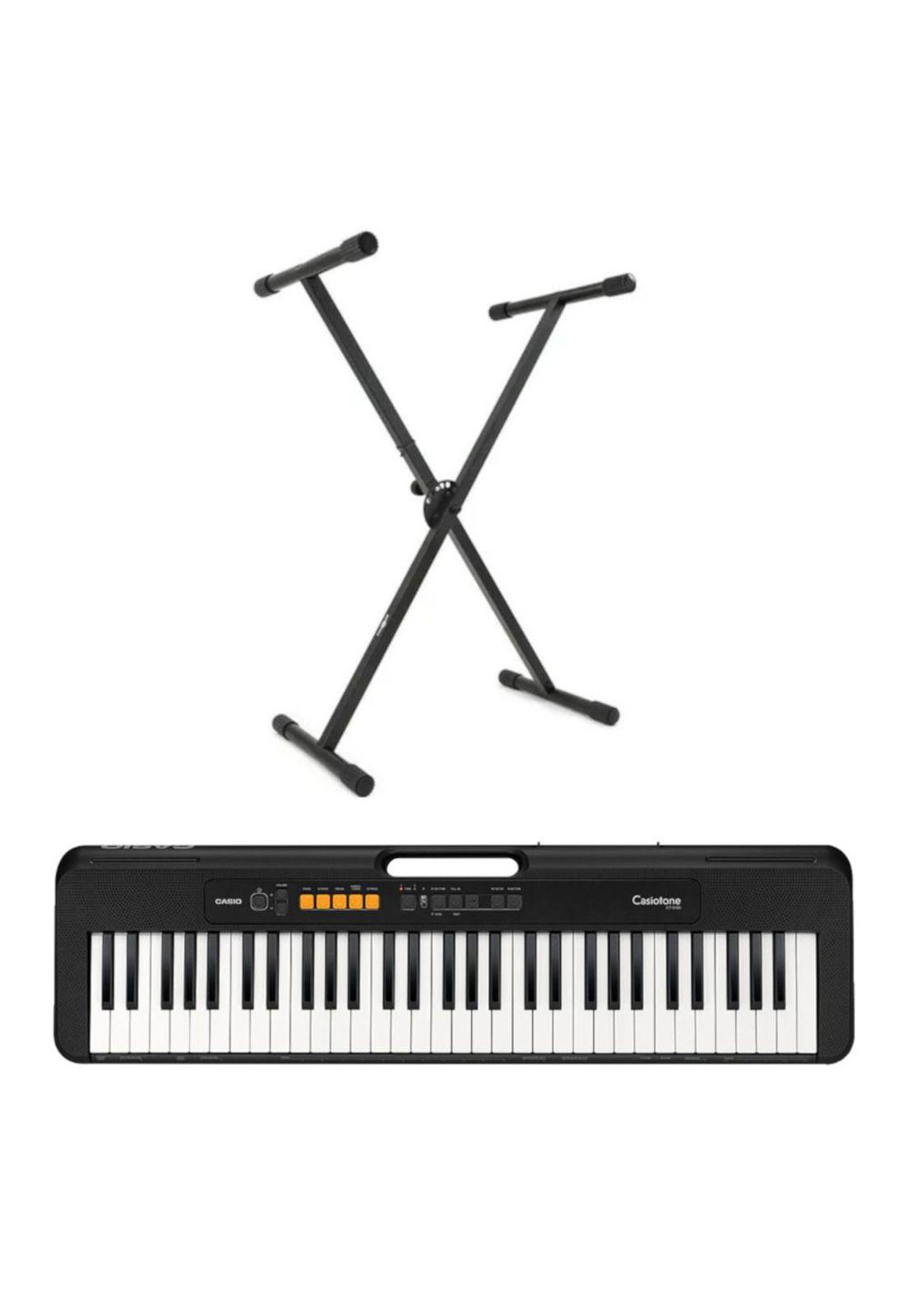 Pack Teclado Casio CT-S100CE + atril de tubo simple-0