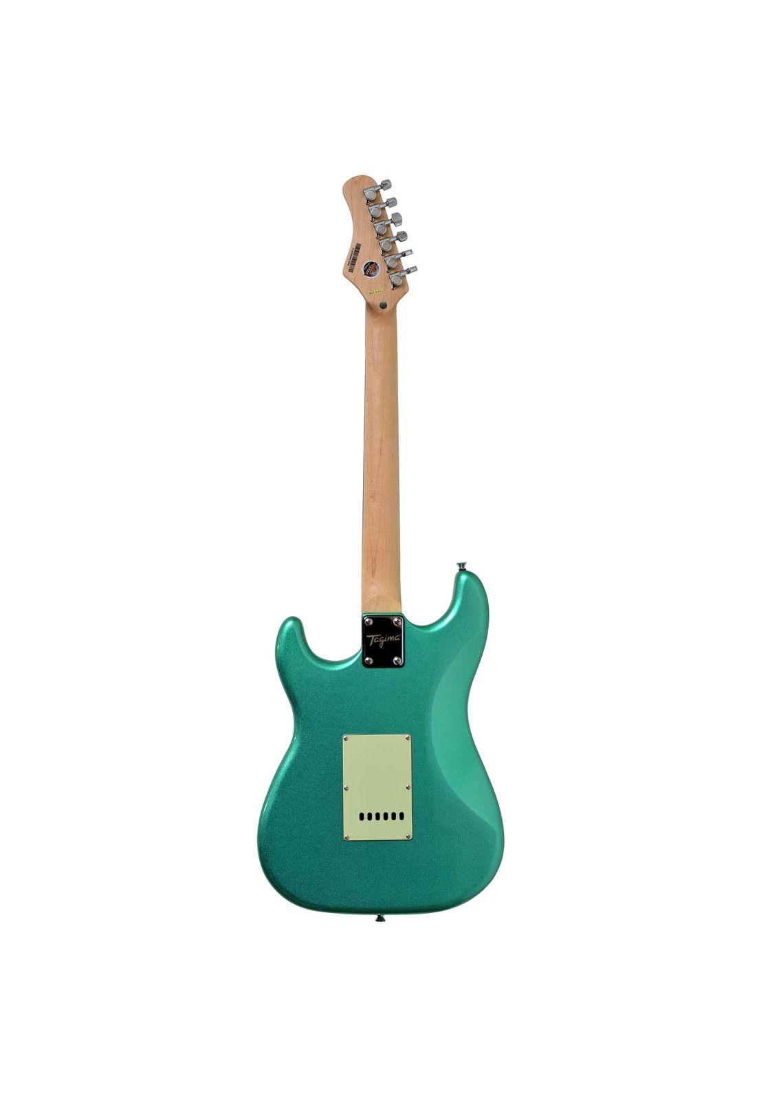 Guitarra Electrica Tagima TG-500 Metallic Surf Green-3