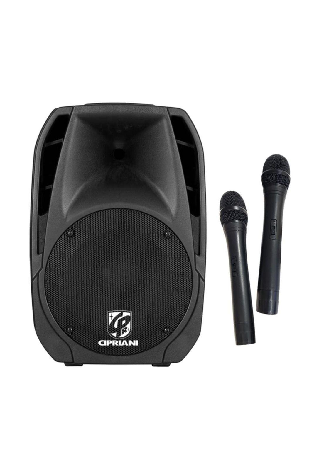 Parlante Portatil Karaoke 15" Cipriani YNPW-15-2MIC-0