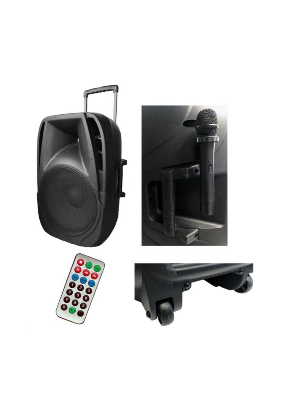 Parlante Portatil Karaoke 15" Cipriani YNPW-15-2MIC-1