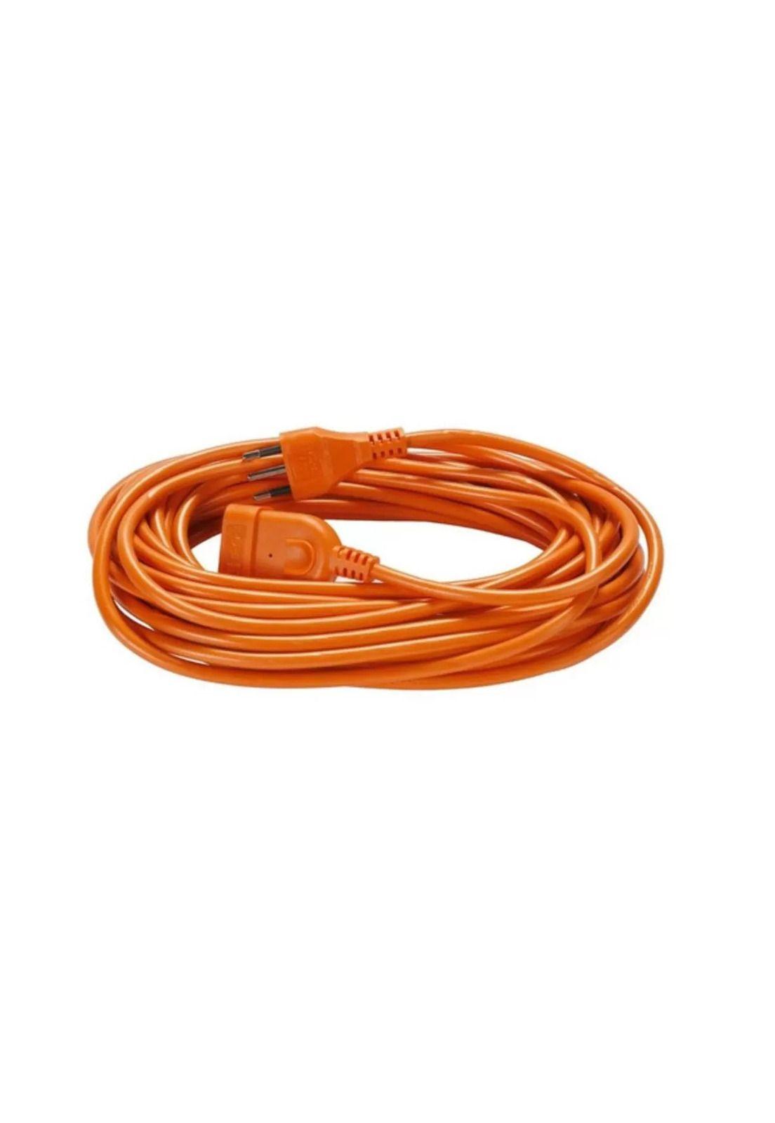 Extension de corriente 15 mts Philco XT49 15MTS Naranjo-0