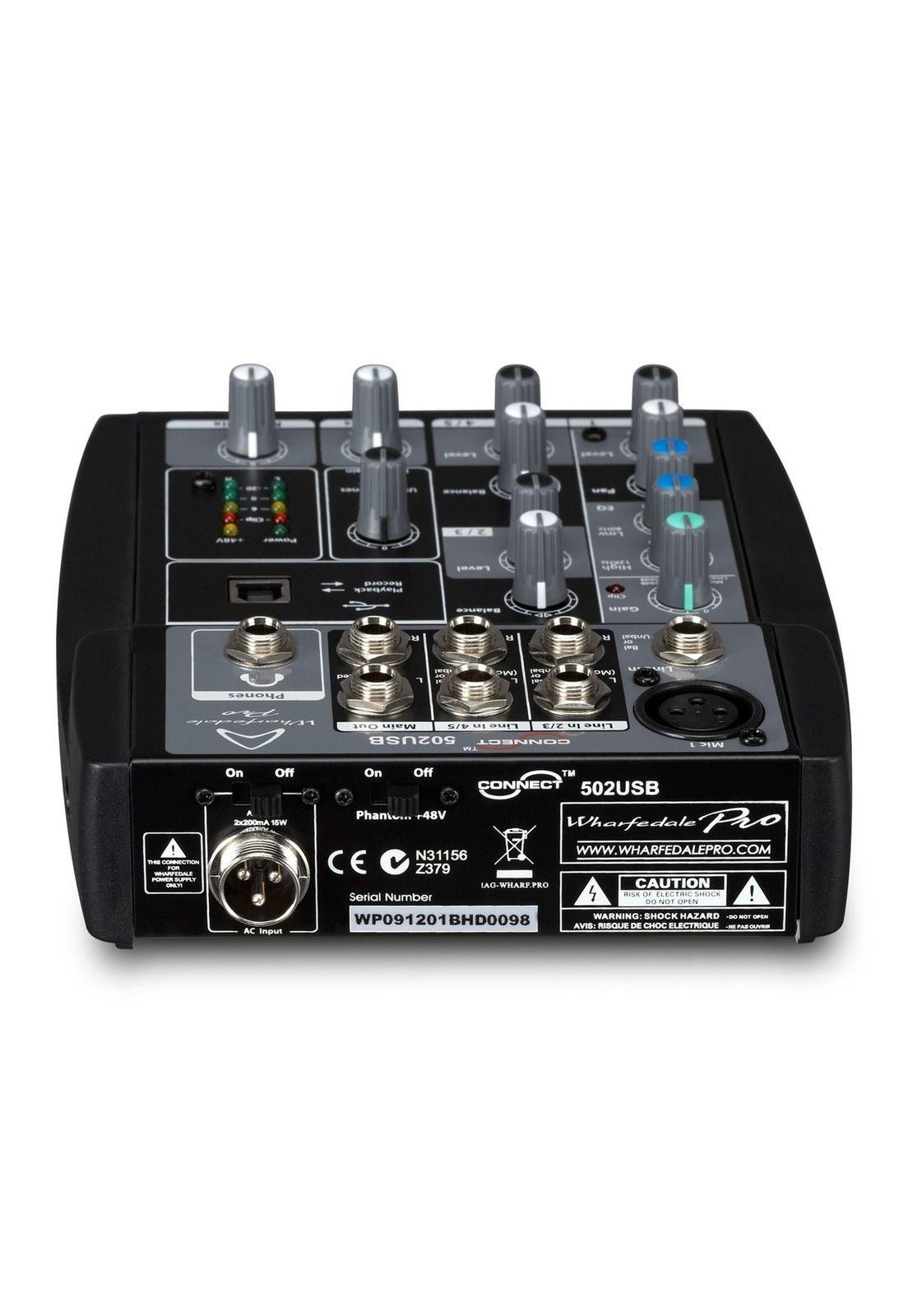 Mixer Analogo Wharfedale Connect 502USB-3