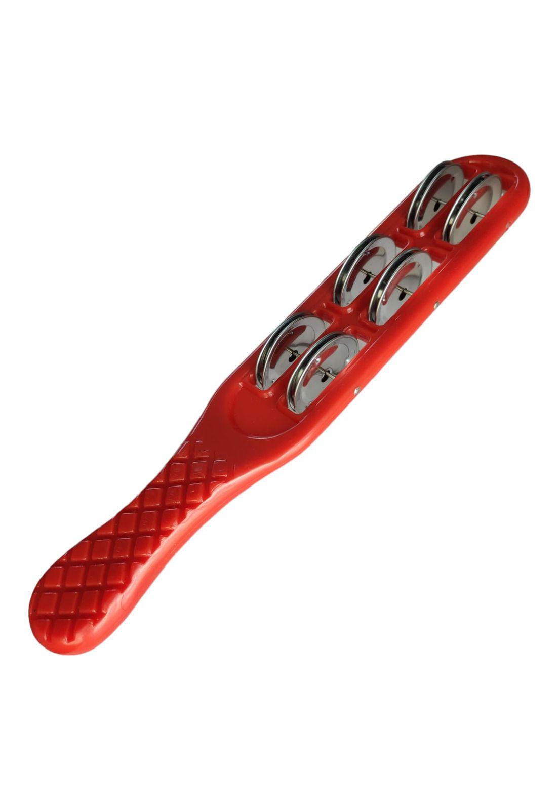 Sonajera triple de plastico Mlion Rojo-0