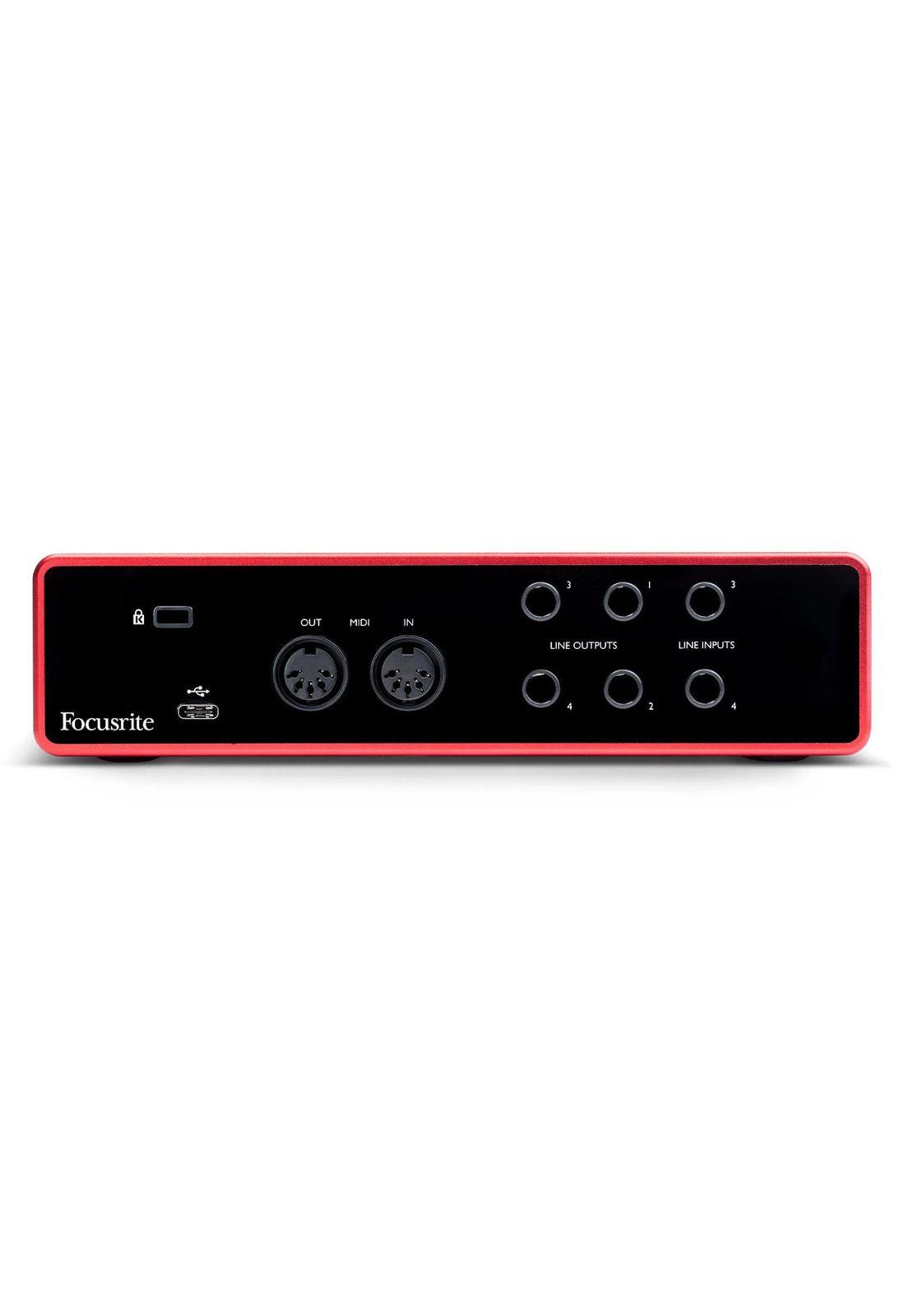 Interfaz Focusrite Scarlett 4i4 3rd. Gen-3