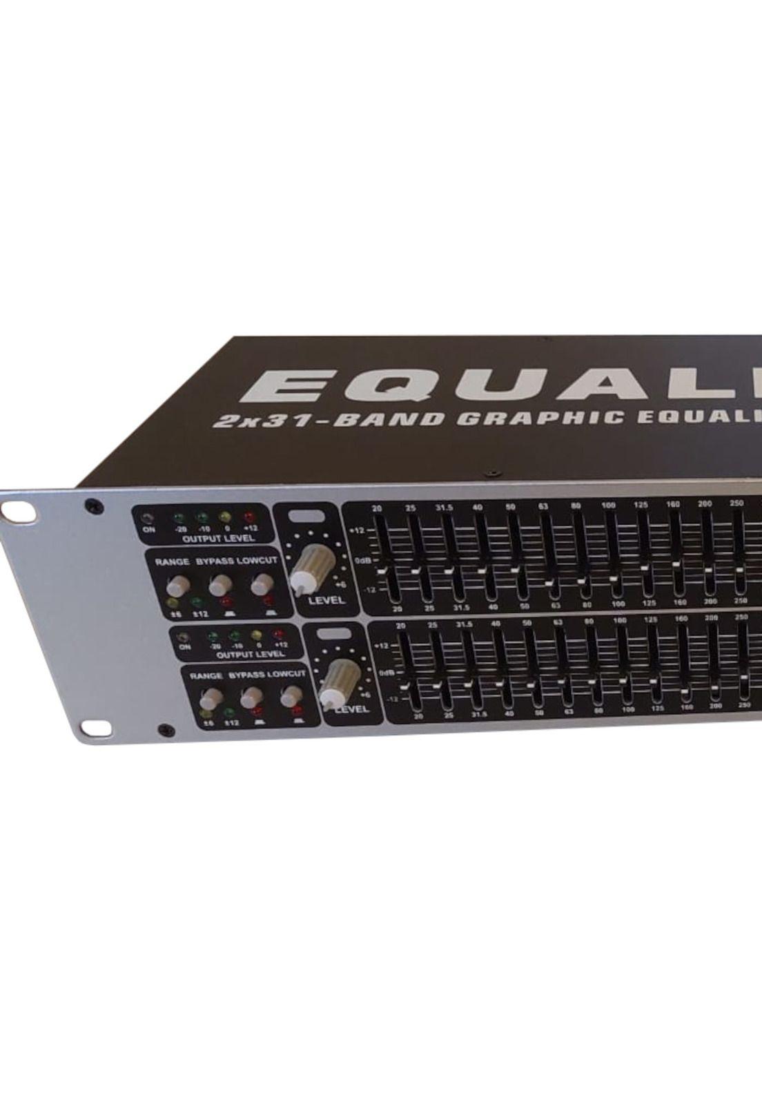 Ecualizador grafico 2x31 bandas COXX S-EQ231A-1