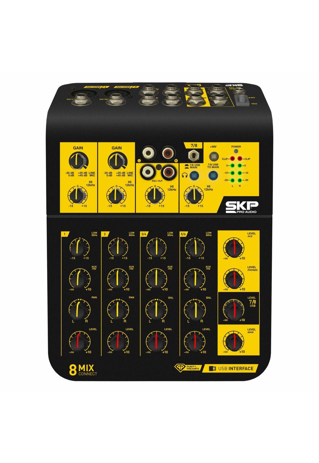 Mixer Analogo 8 canales SKP MIX CONNECT 8-0
