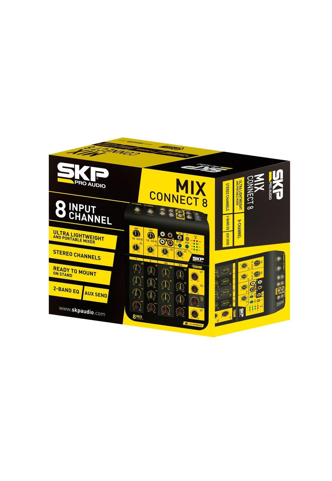 Mixer Analogo 8 canales SKP MIX CONNECT 8-2