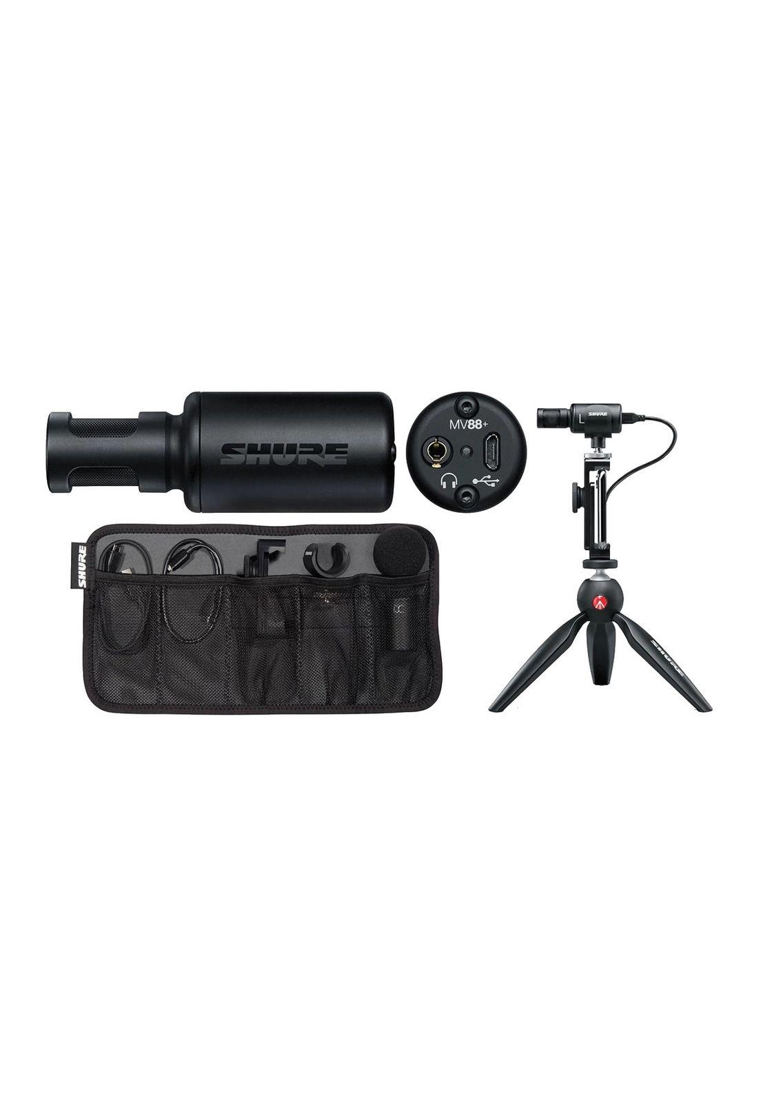 Kit produccion video portatil Shure MV88+SE215-CL Bundle-1