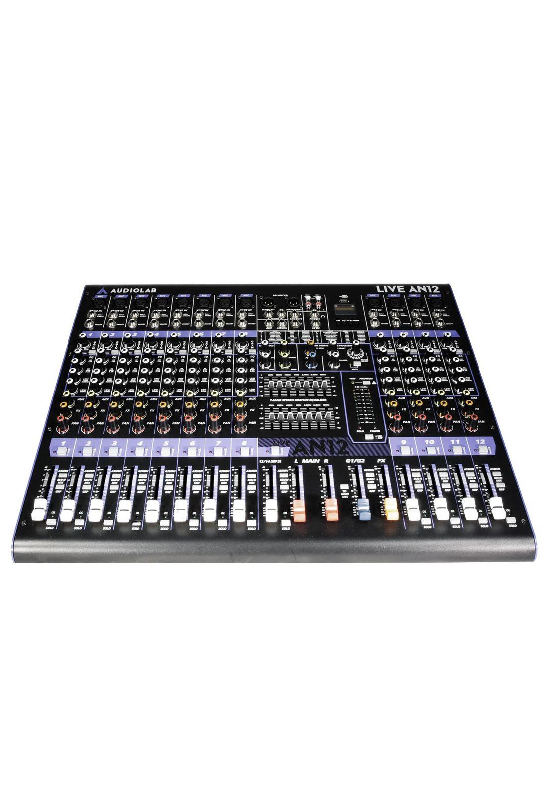 Mixer Analogo 12 canales Audiolab LIVE AN12-0