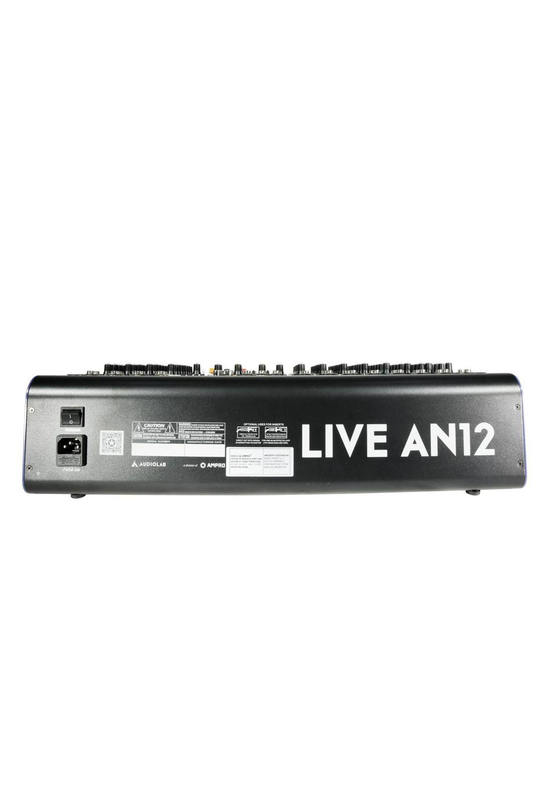 Mixer Analogo 12 canales Audiolab LIVE AN12-3