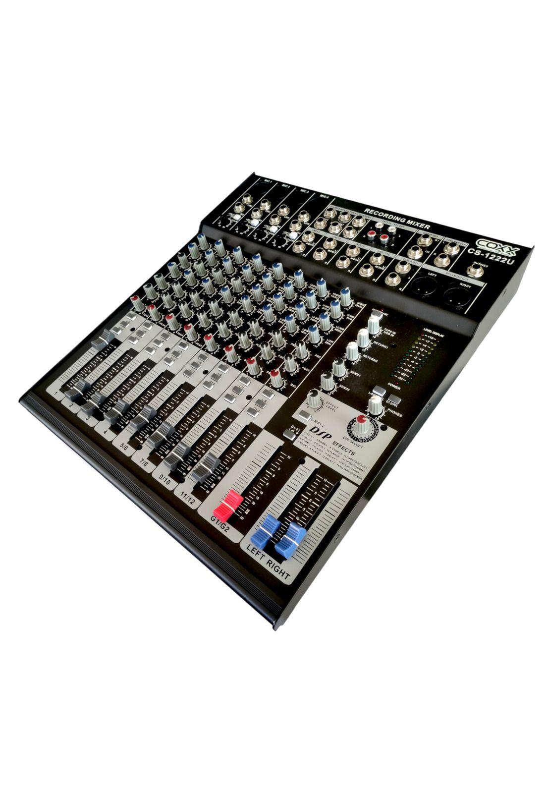 Mixer Analogo 12 canales USB COXX CS-1222U-1