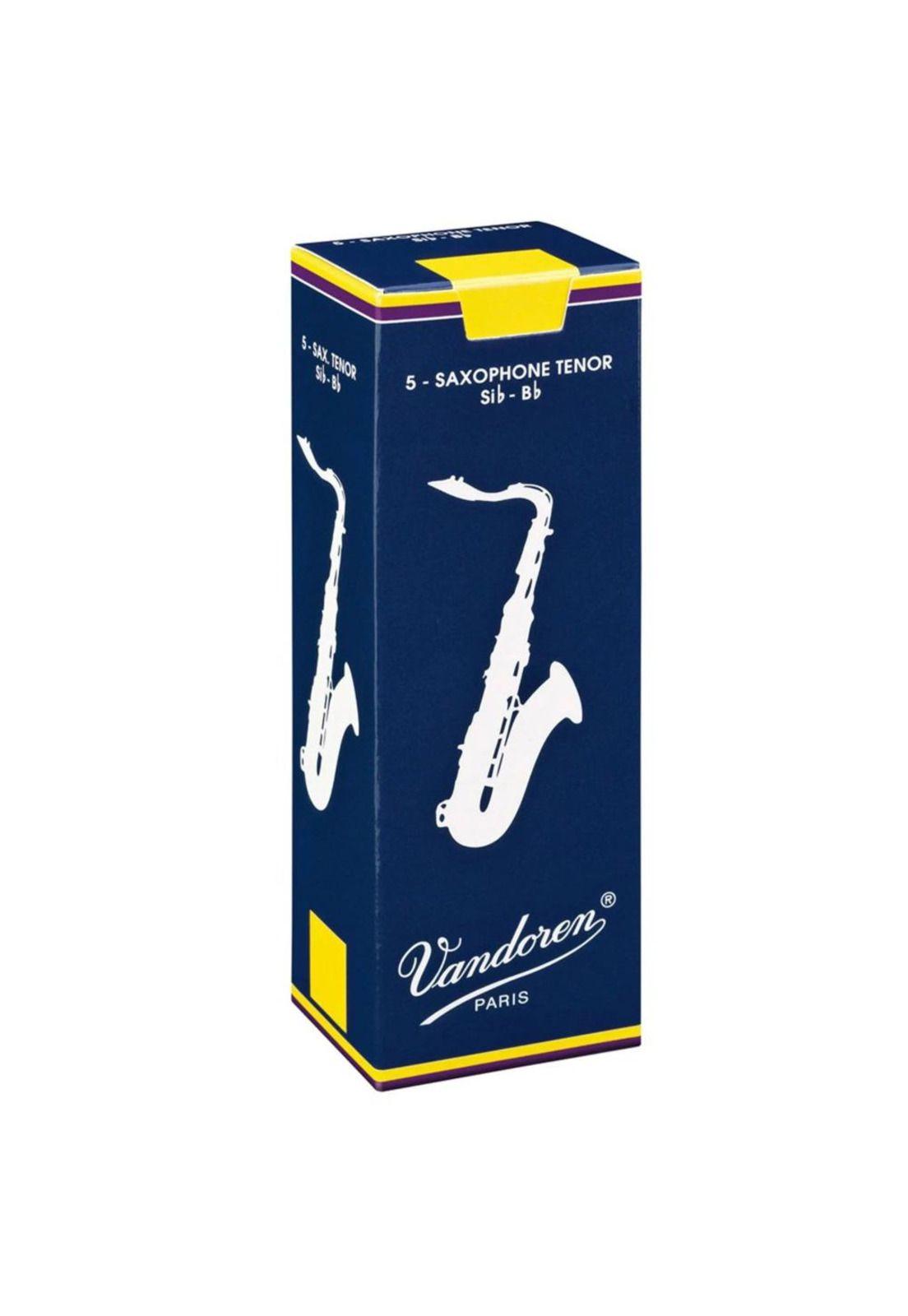 Pack 5 Cañas Saxo Tenor Fuerza 3 Vandoren 2J2-8W3-MRX-0