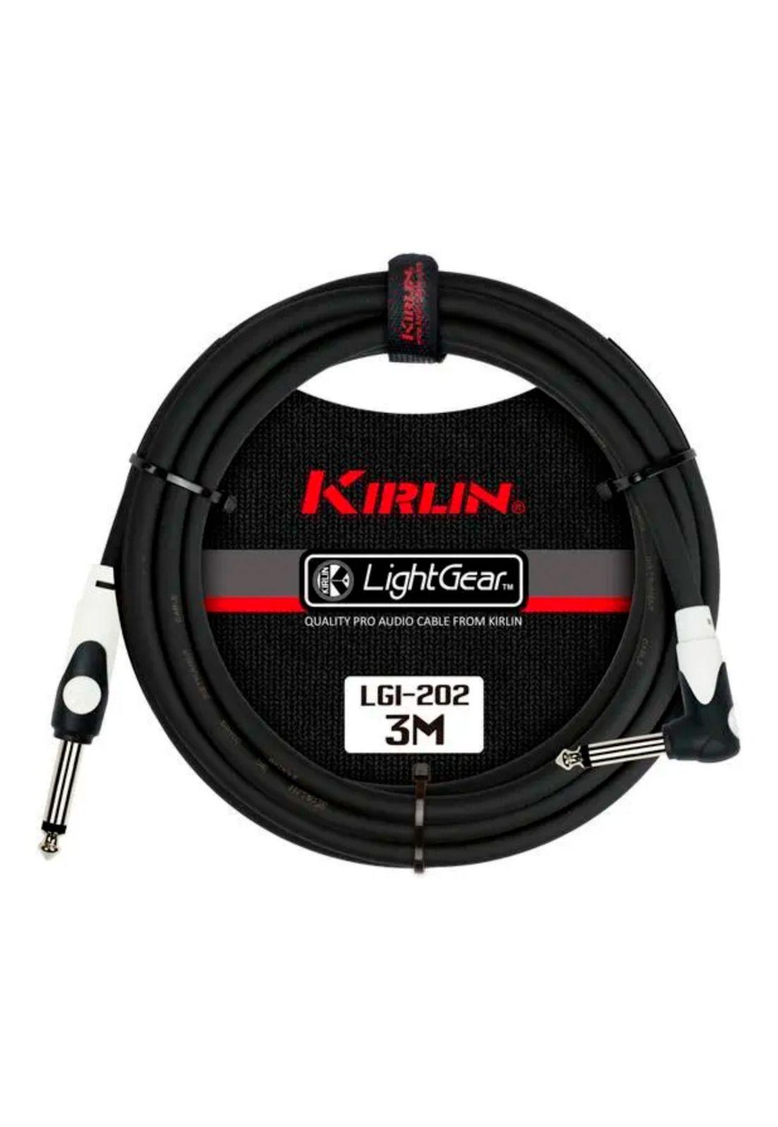Cable plug 3 metros Kirlin LGI-202/BK 3M-0