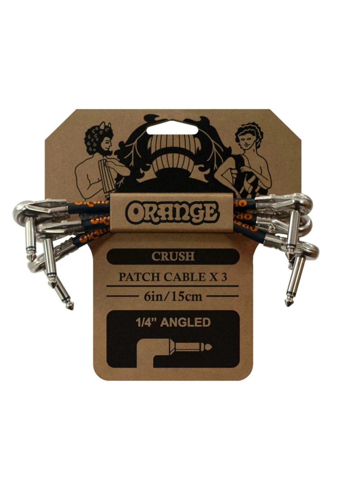 Pack de 3 cables para pedal Orange Crush-0