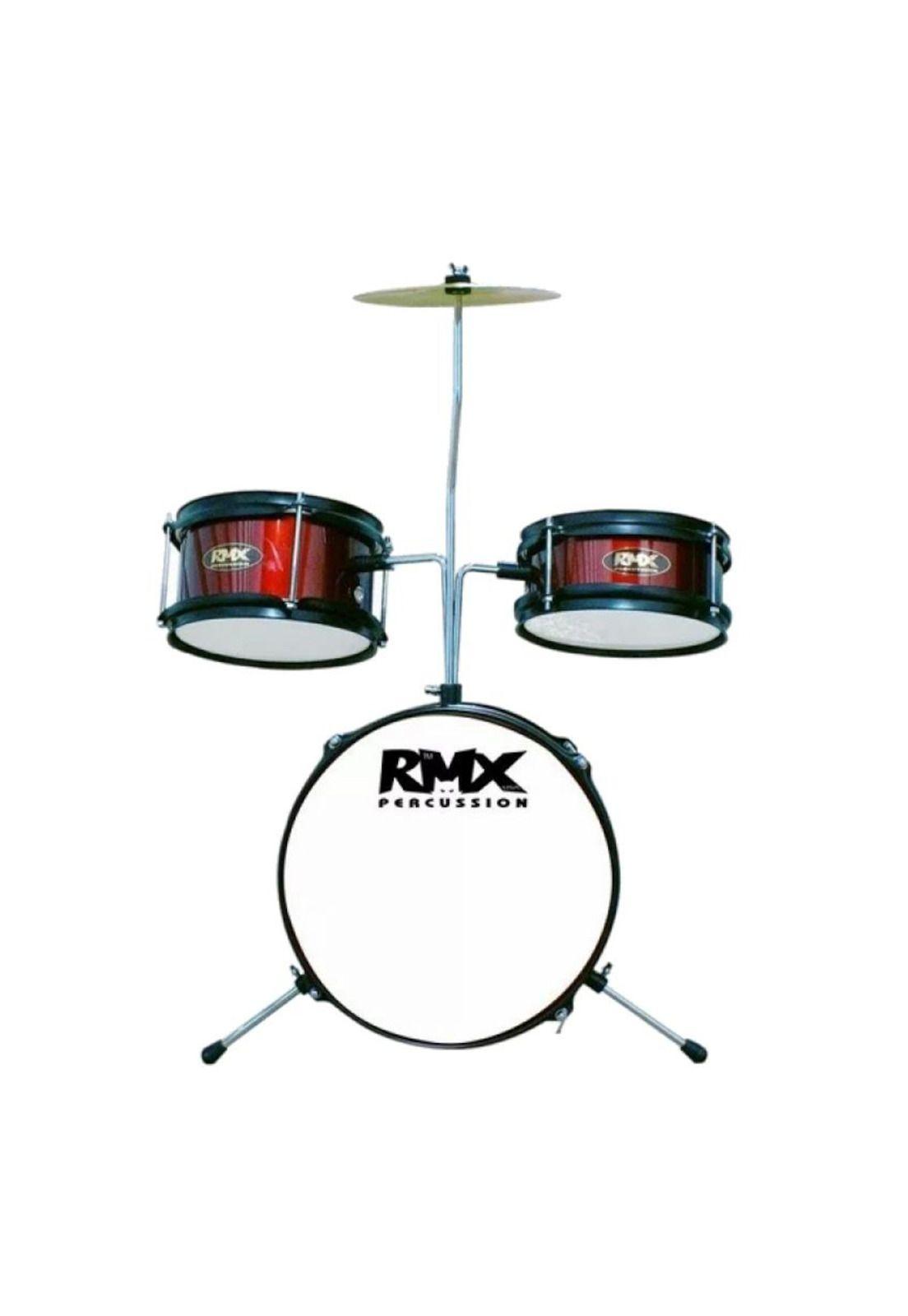 Bateria Infantil de 3 piezas RMX RAD-2 Roja-1
