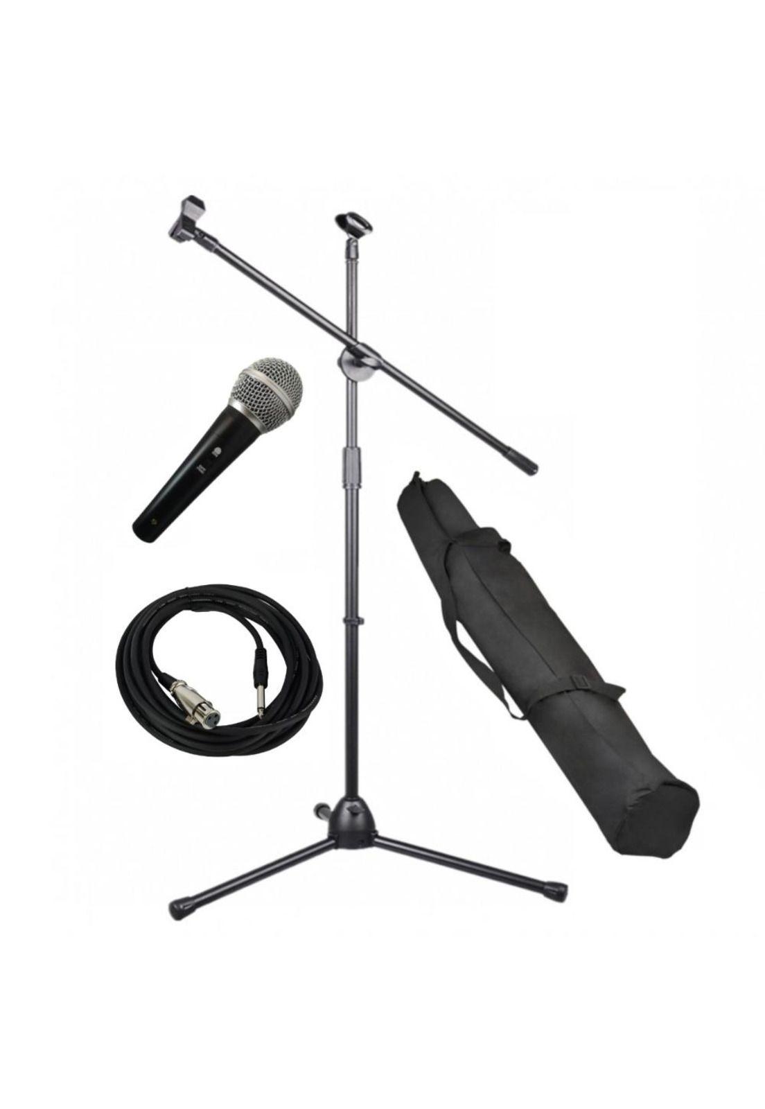 Set de microfono con atril, cable y funda Fidek KIT-SM58-0