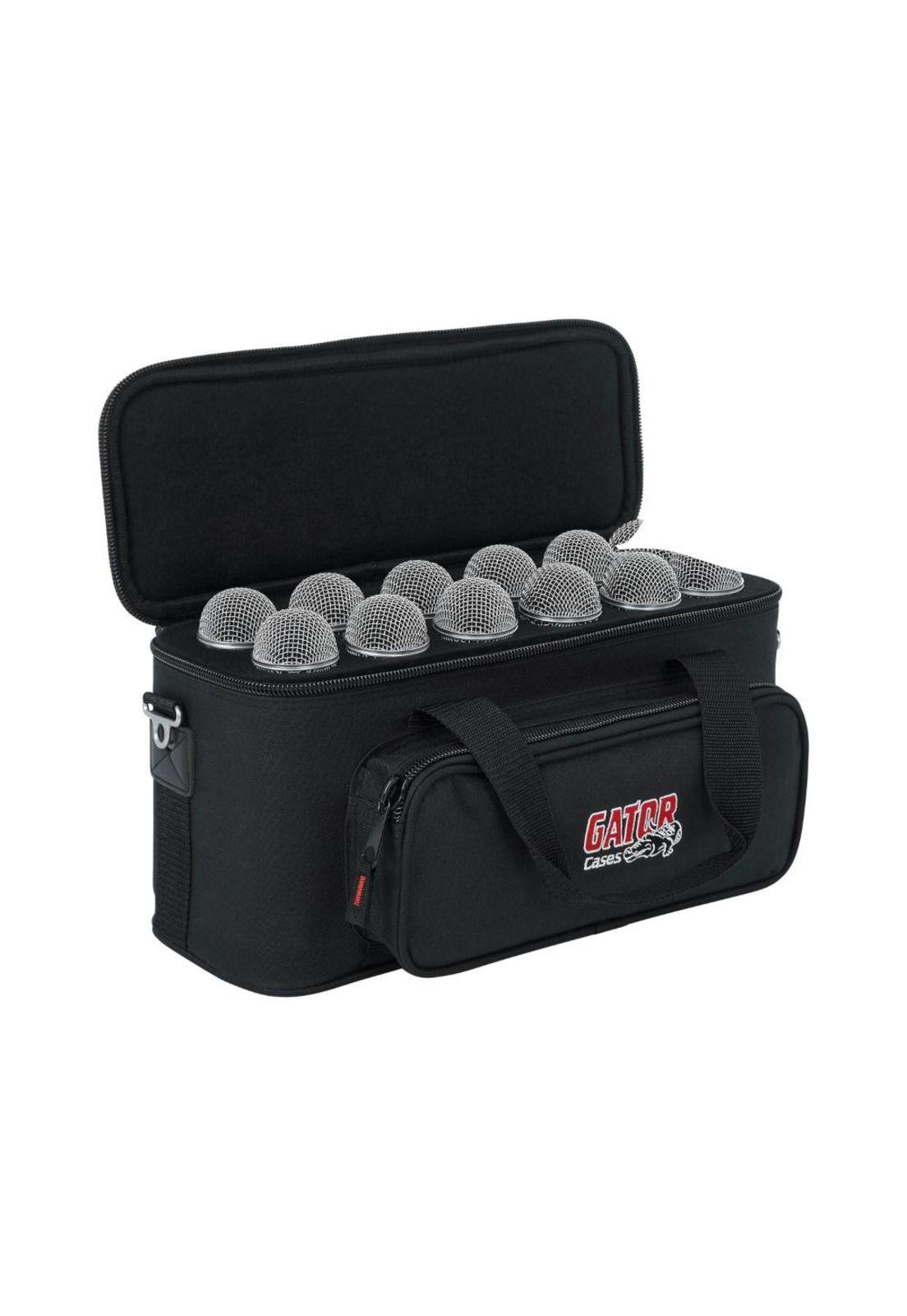 Bolso acolchado para 12 microfonos Gator Cases GM-12B-1