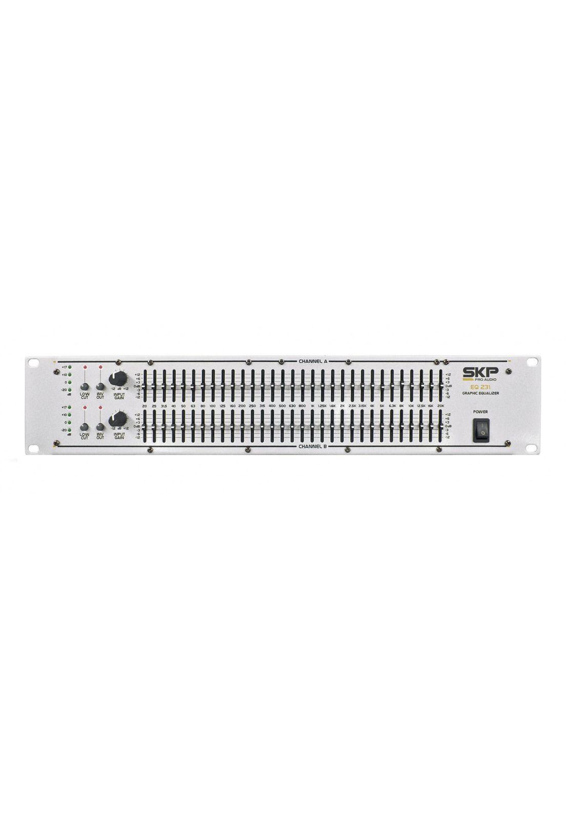 Ecualizador Grafico de 2x31 bandas SKP EQ-231-0