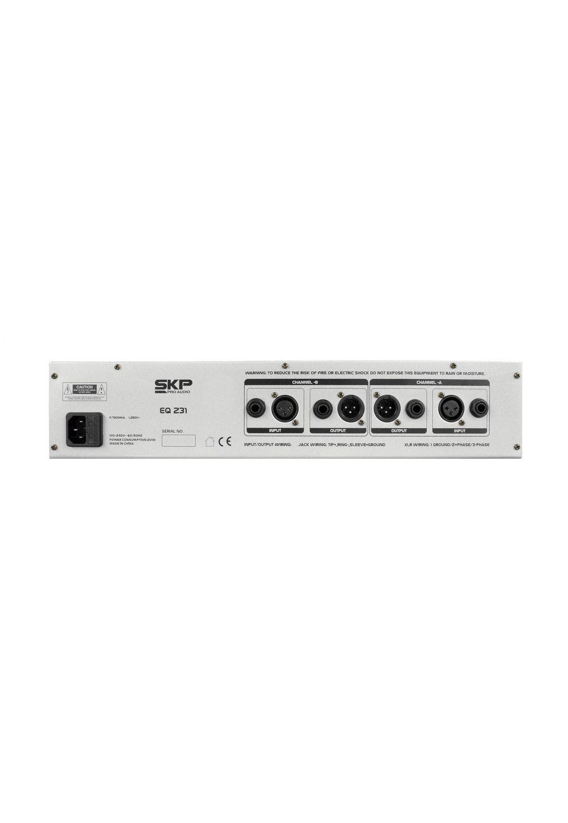 Ecualizador Grafico de 2x31 bandas SKP EQ-231-1