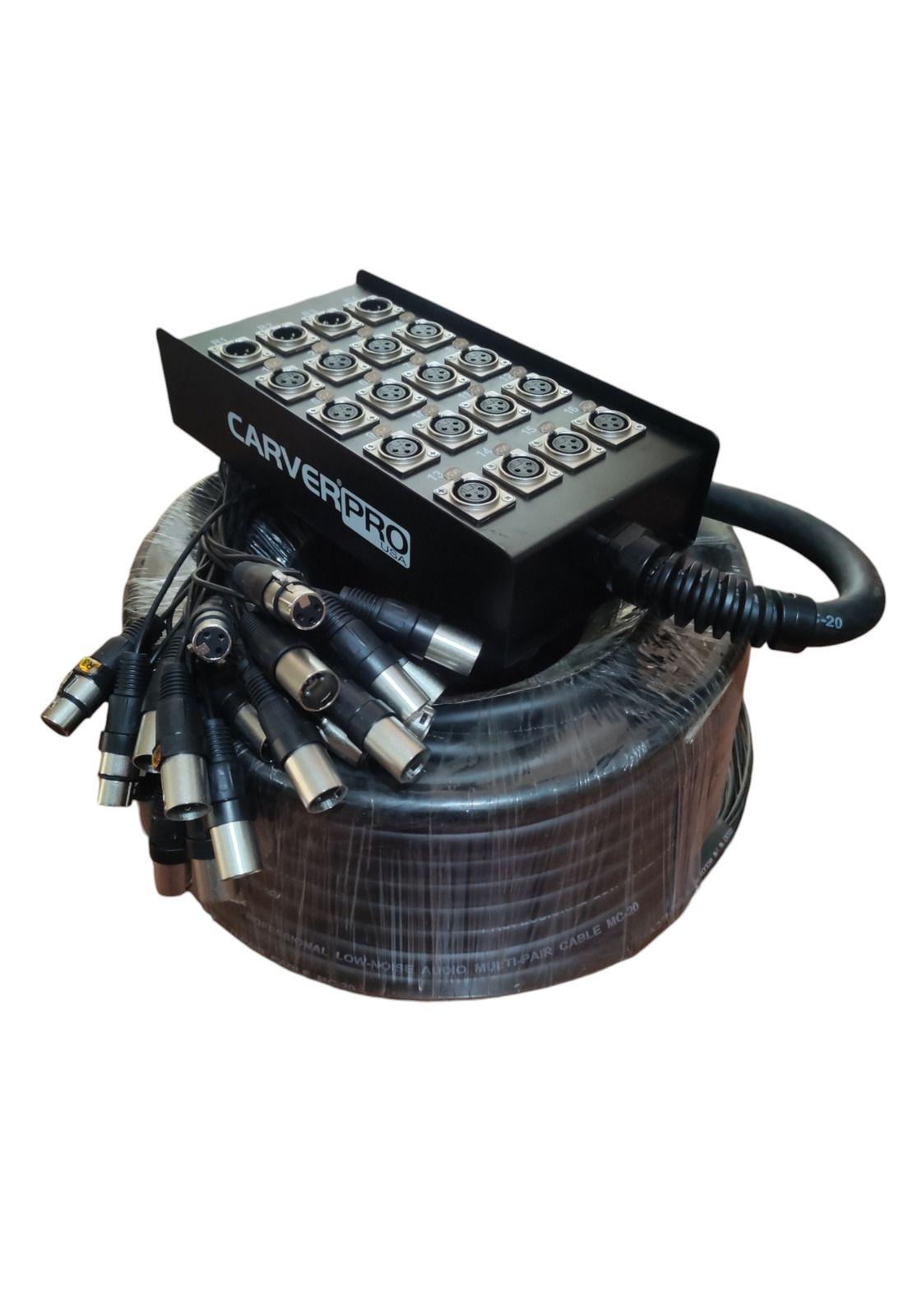Multipar de 16 x 4 canales 40 mts CarverPro BSB 220 4/40-0