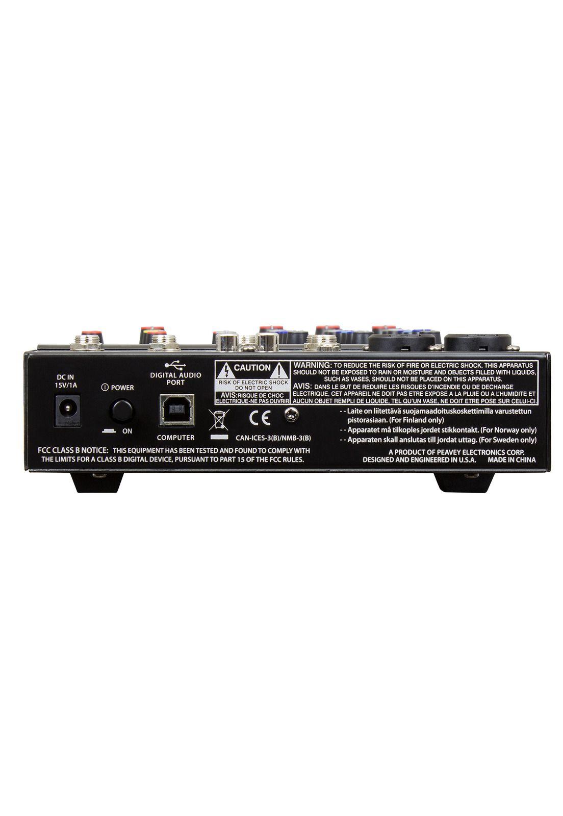 Mixer de 6 canales Peavey PV6-2
