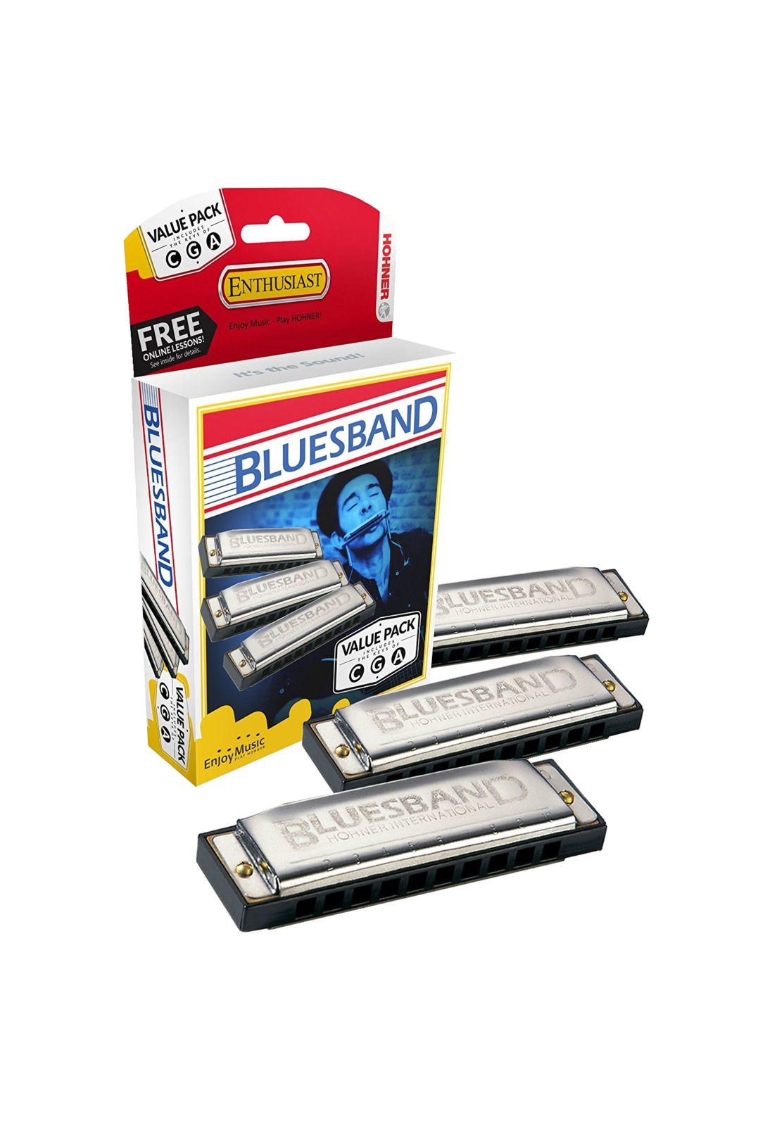 Set de armonicas M559XP Bluesband Afinaciones C, G Y A-0