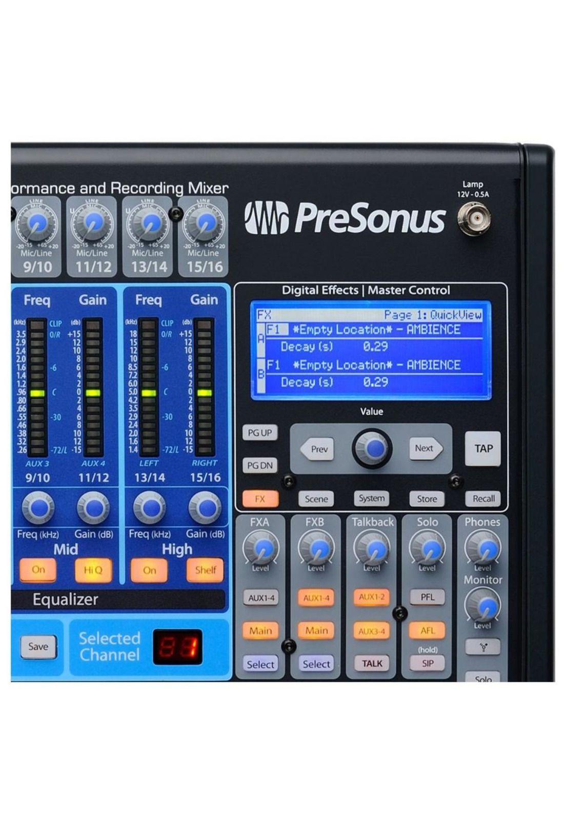 Mixer Digital 16 canales Presonus StudioLive 16.0.2 USB-3