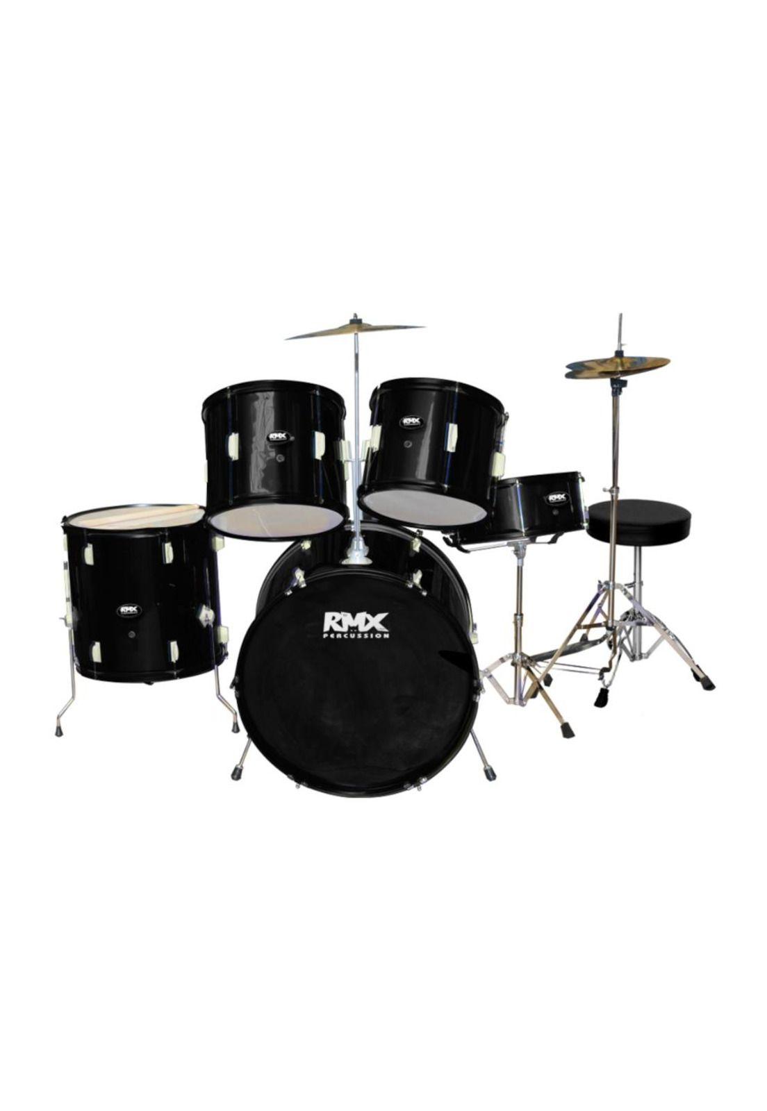 Batería acústica de 5 piezas RMX RM-802 BK-0