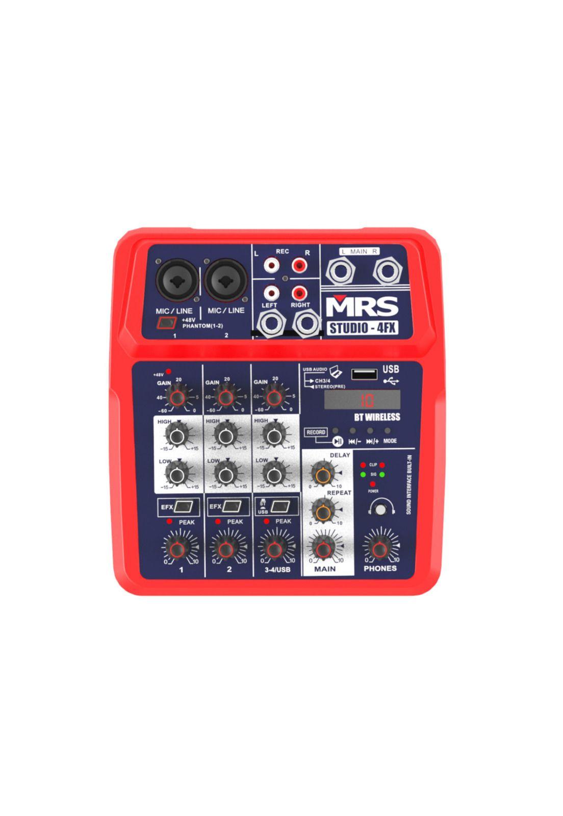 Mixer analogo 4 canales MRS STUDIO 4FX-0
