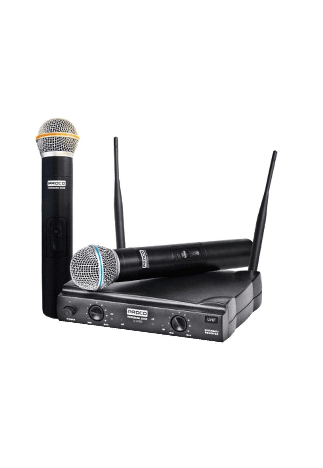 Microfono inalambrico de mano doble Proco U-2008 MM-0