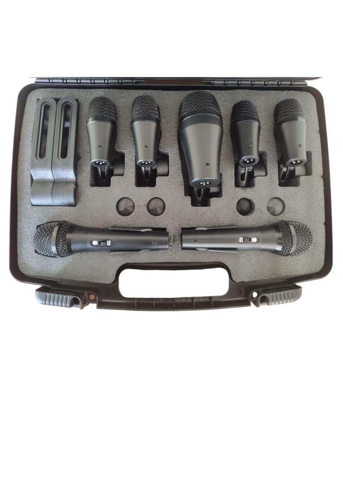 Kit de 7 microfonos para bateria Fidek DRUMKIT7 DK7-5
