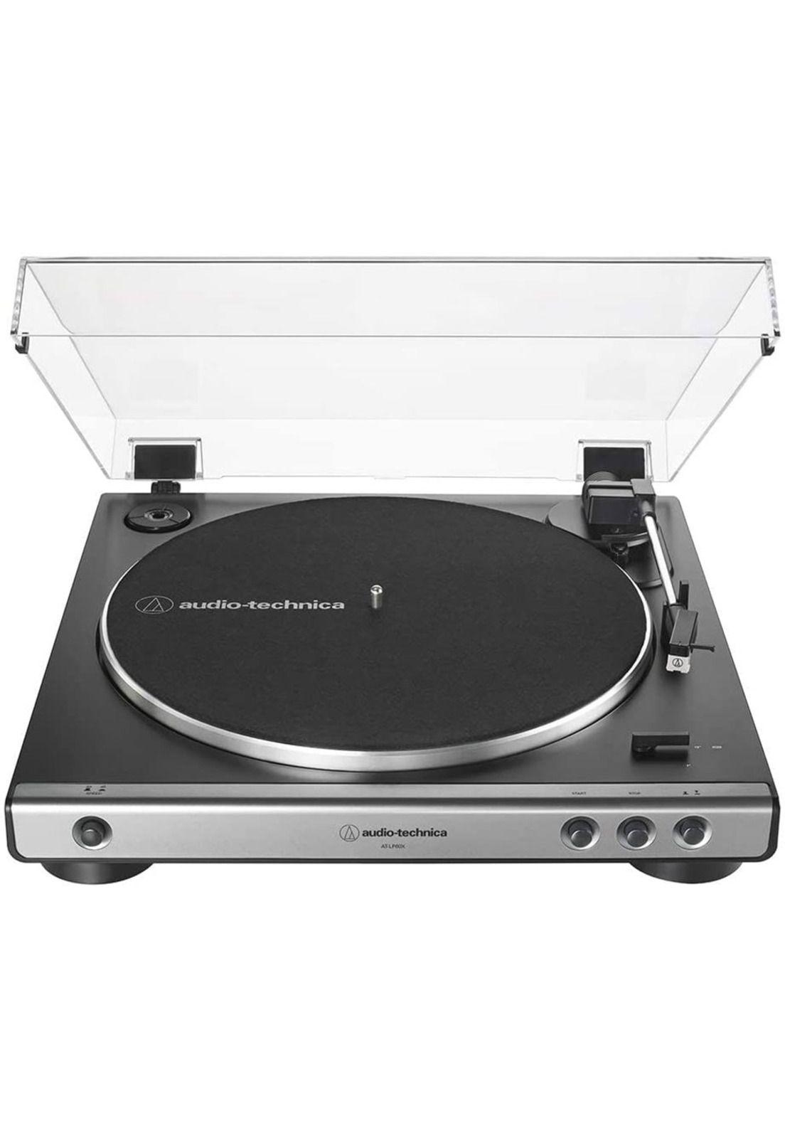 Tornamesa Audiotechnica AT-LP60X-GM + Monit. Mackie CR4-XBT-1