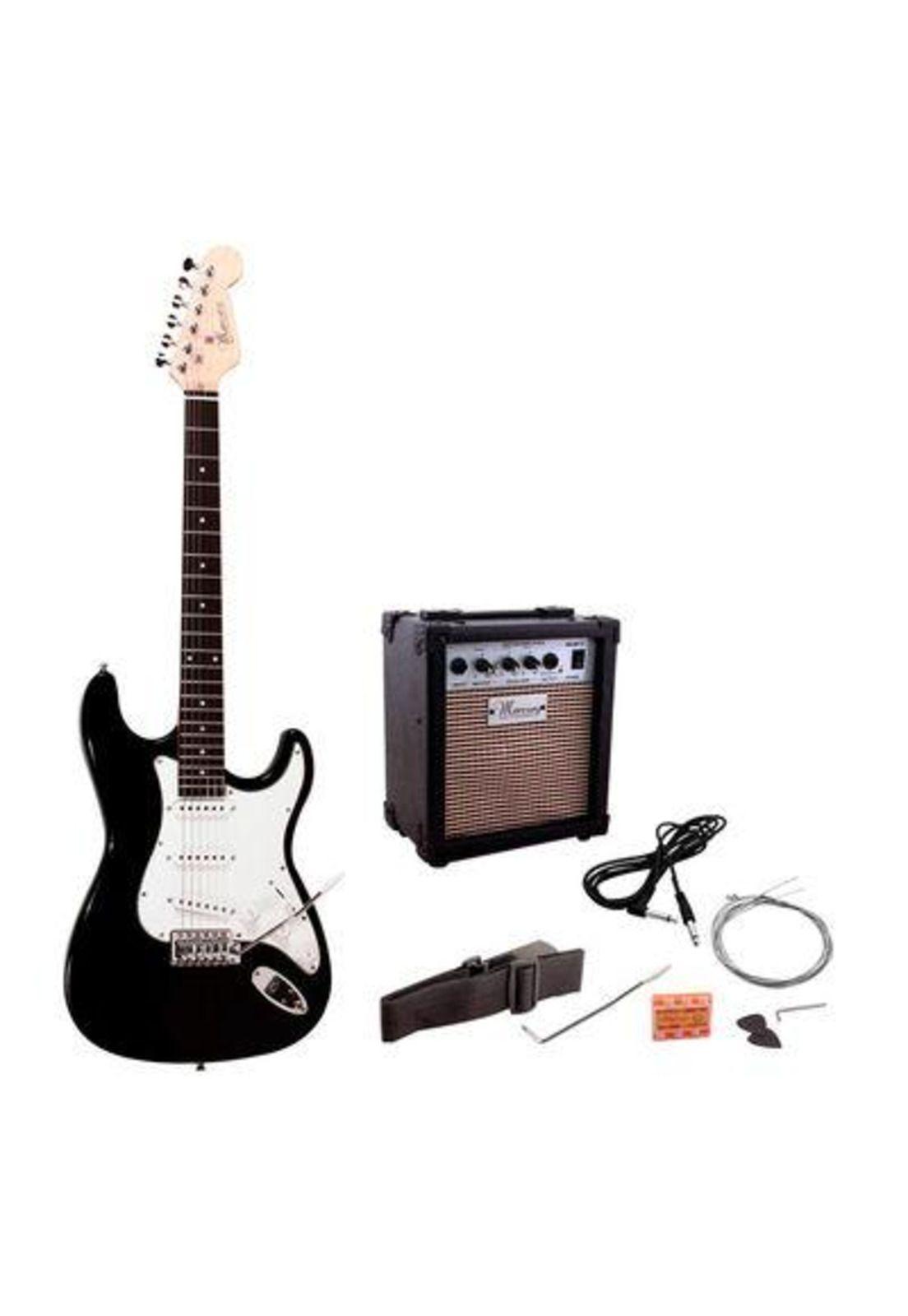 Pack Guitarra Electrica Mercury MS15N negro-0