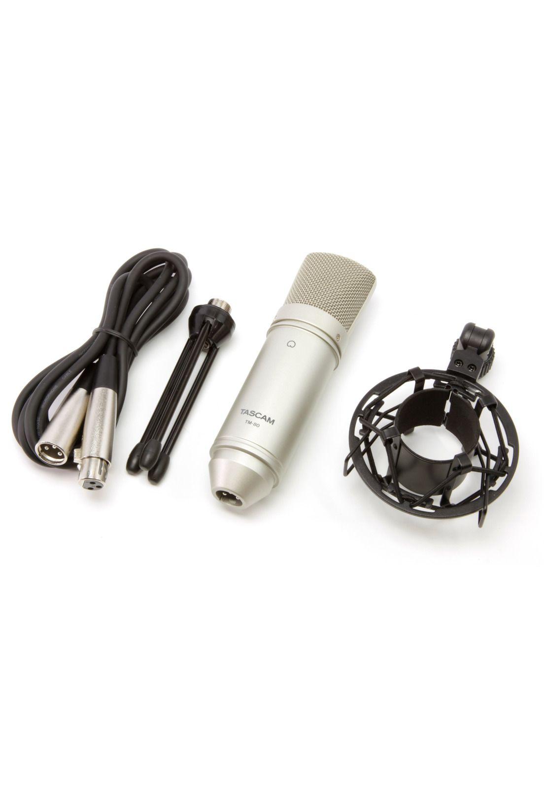 Microfono Condensador XLR Tascam TM-80-2