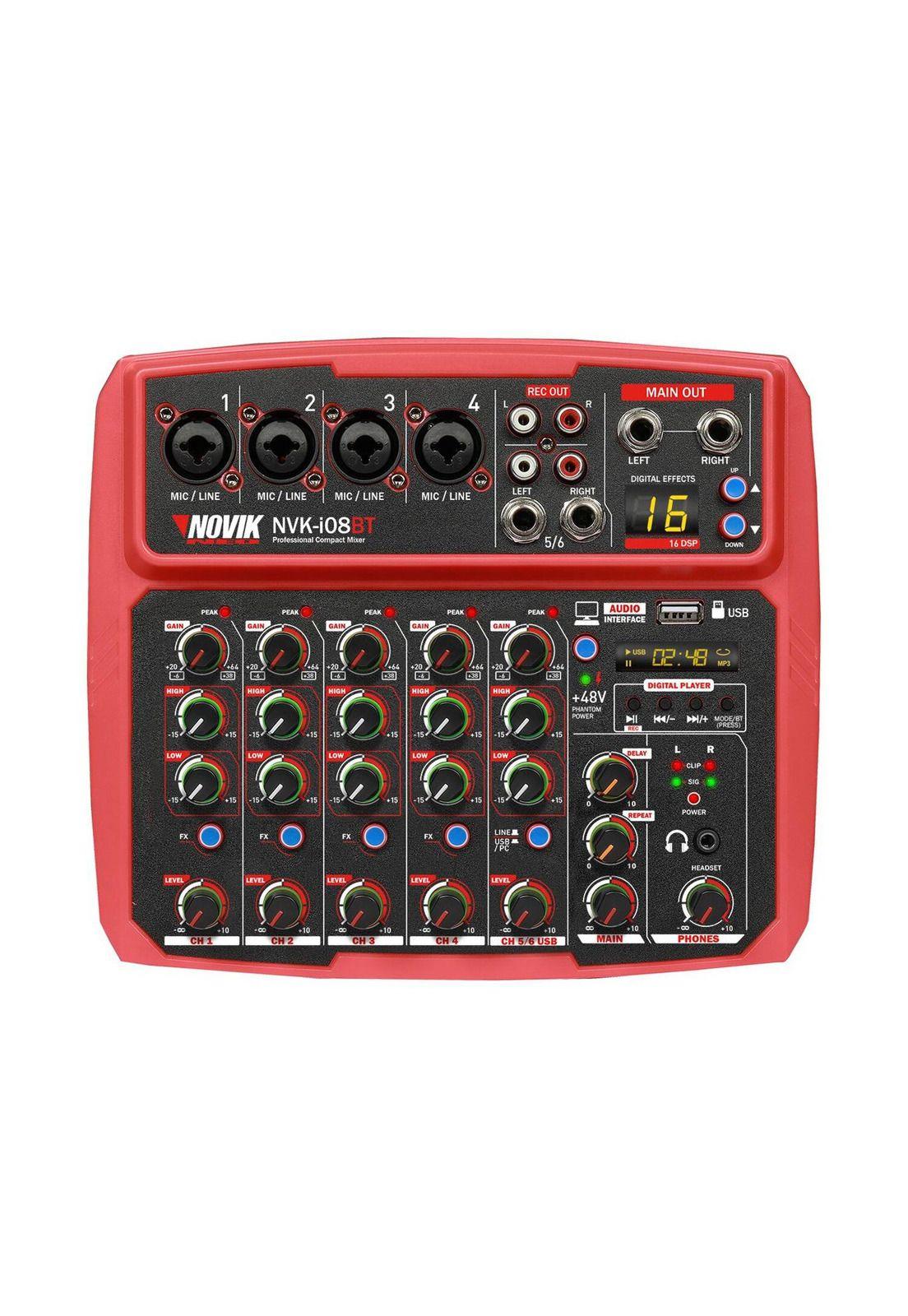 Mixer Analogo Novik NVK-i08BT Red-0
